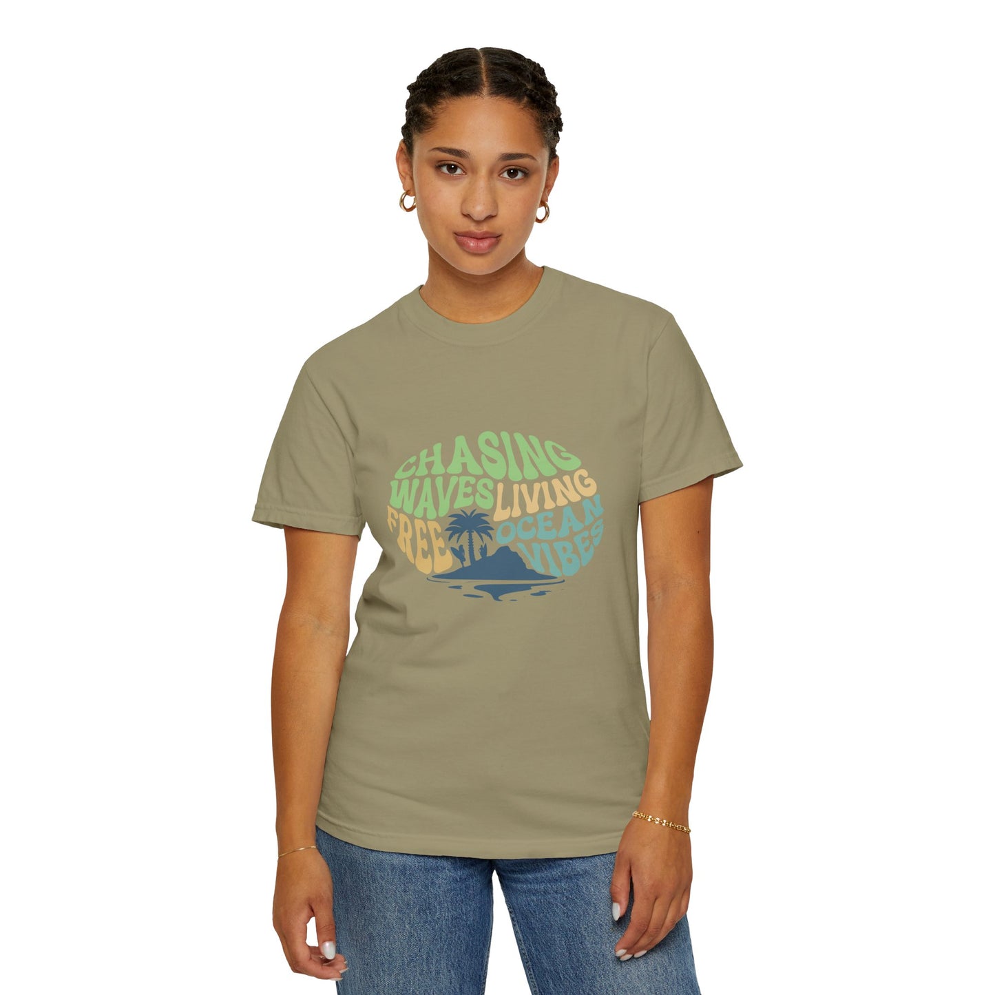 Ocean Vibes Unisex T-Shirt - Chasing Waves Graphic Tee, Casual Wear, Beach Lovers, Summer Style, Gift for Friends, Beach T-shirt, Ocean