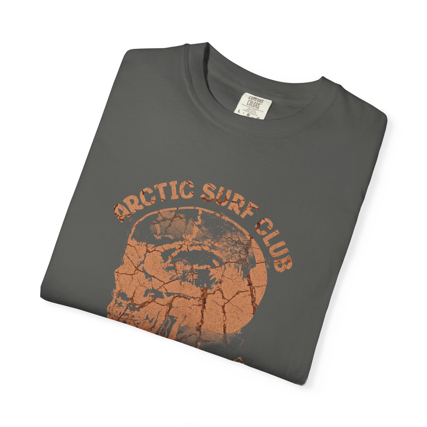 Arctic Surf Club Graphic Tee, Unisex Garment-Dyed T-shirt, Casual Summer Wear, Beach Vacation Shirt, Gift for Surf Lovers