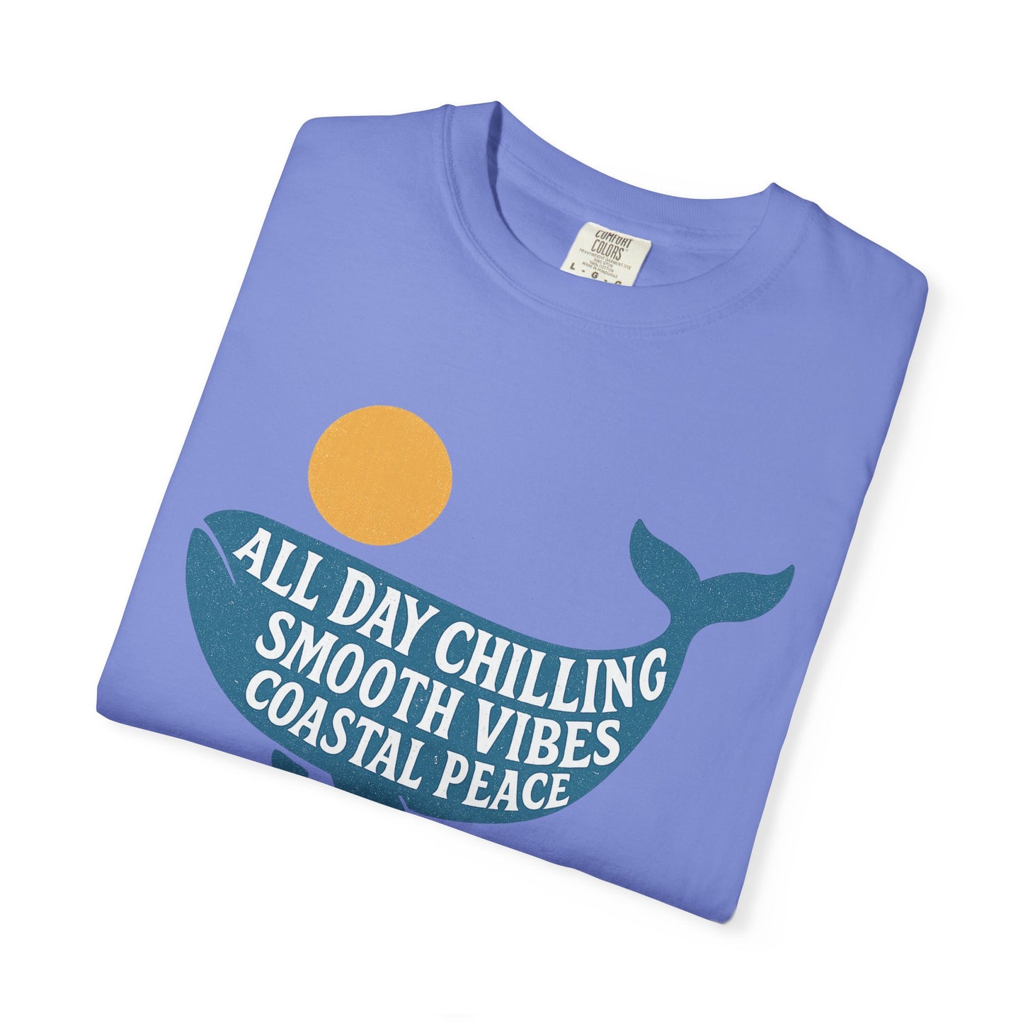 Coastal Vibes T-Shirt, All Day Chilling Tee, Unisex Beach Shirt, Summer Graphic Tee, Relaxed Fit T-Shirt