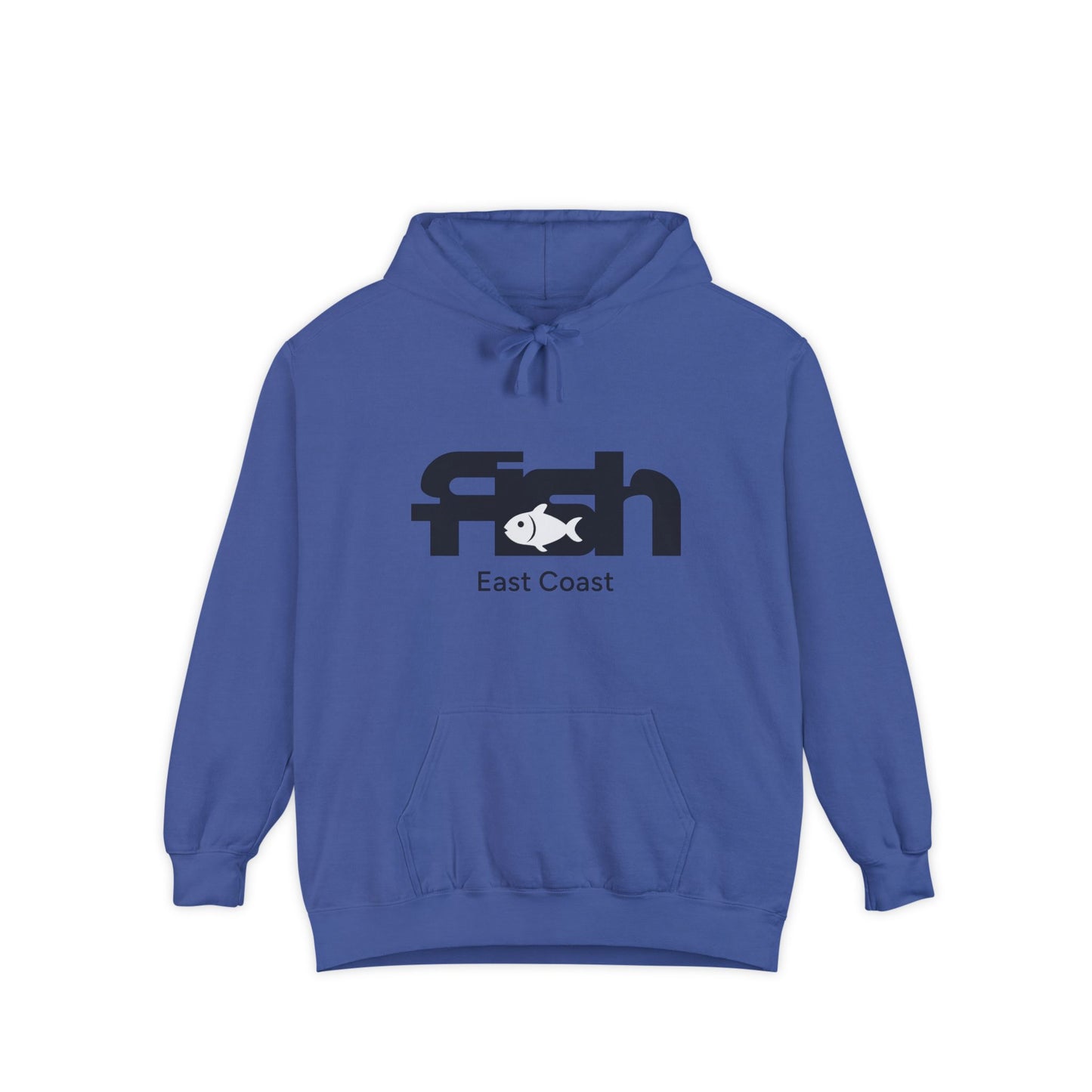 East Coast Fishing Unisex Hoodie, Casual Outdoor Wear, Perfect for Fishing Trips, Gift for Fishermen, Cool Summer Nights