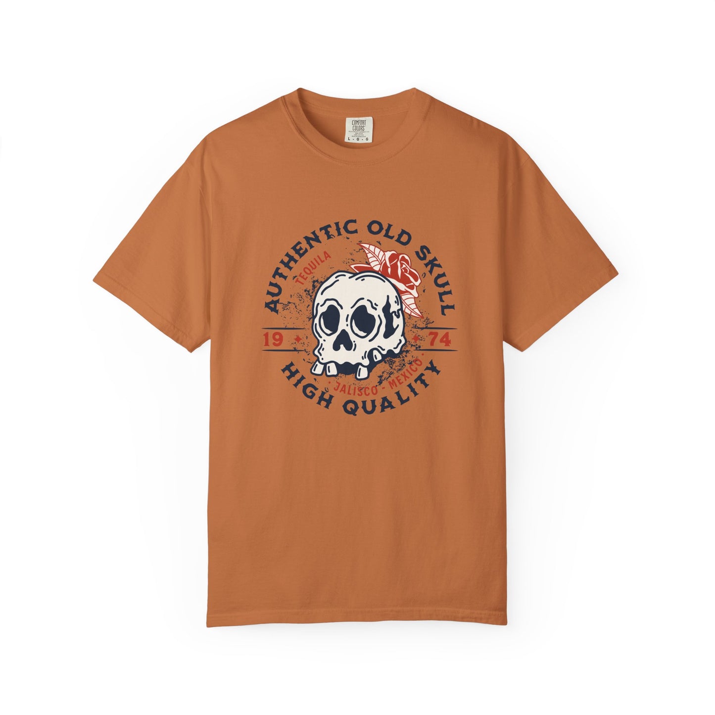 Skull Tequila T-Shirt, Vintage Fashion Tee, Unisex Summer Shirt, Casual Wear Gift, Cool Style for Occasions
