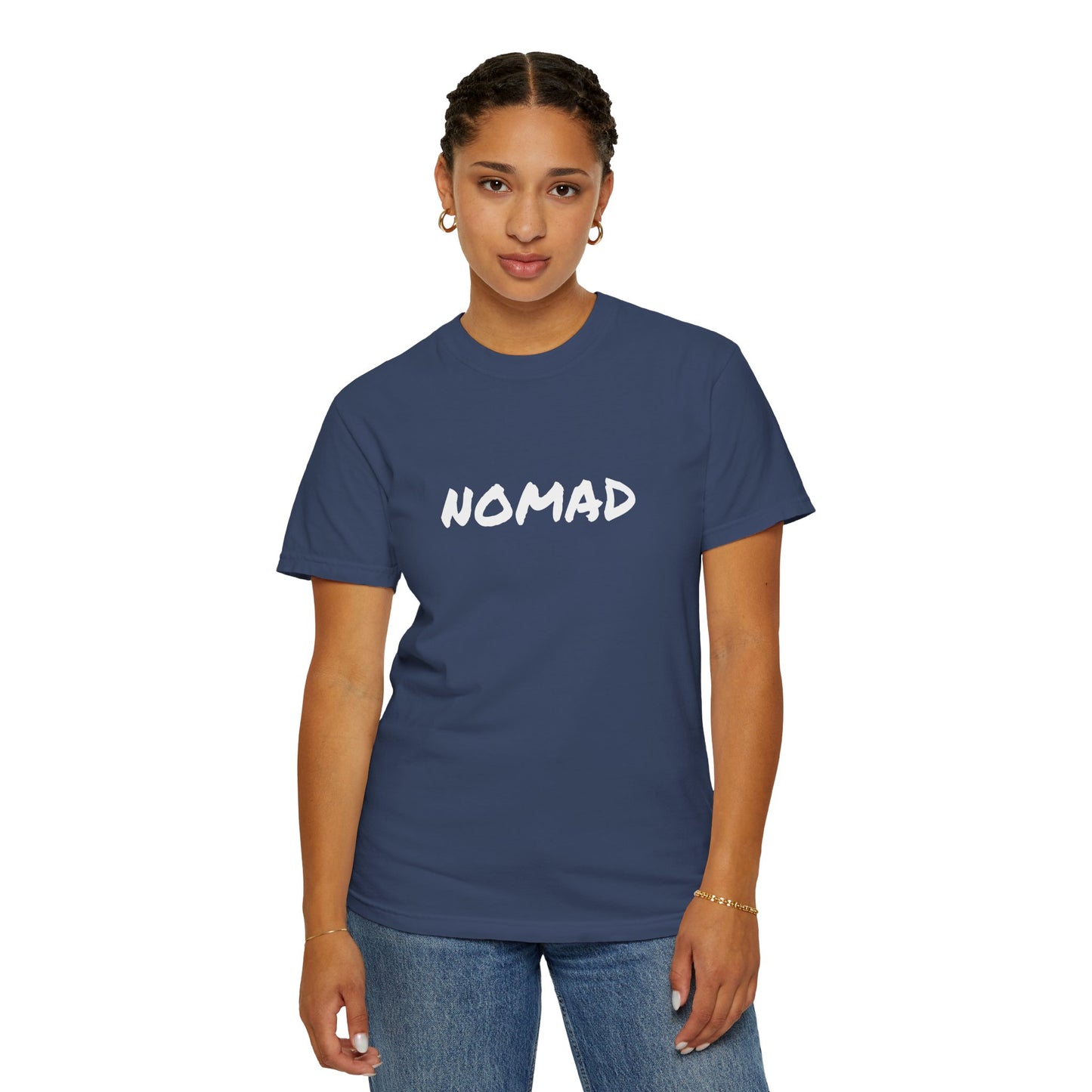 Nomad Unisex Garment-Dyed T-Shirt | Travel Lovers Tee, Adventure Apparel, Gift for Nomads, Casual Everyday Wear, Summer Style