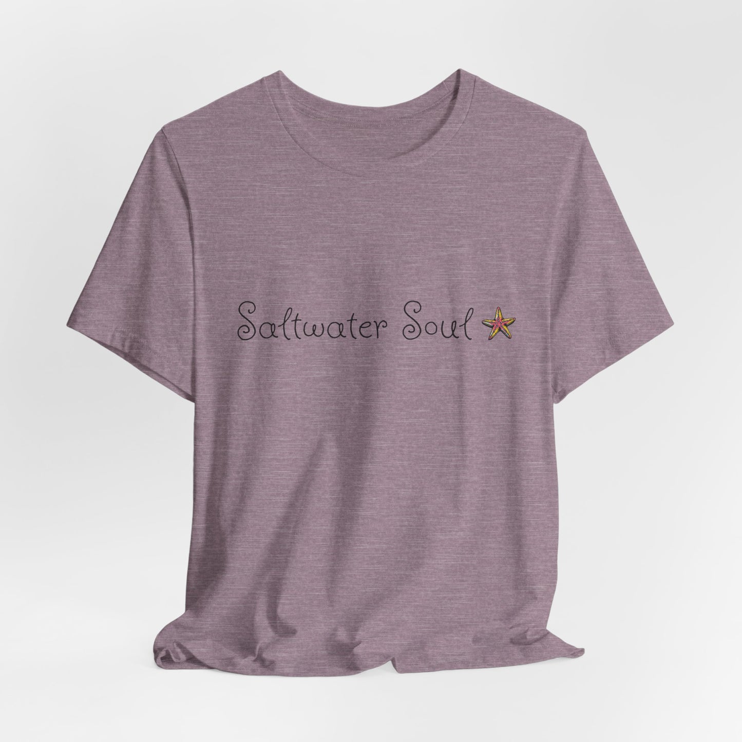 Saltwater Soul Unisex Casual Summer Tee Shirt, Beachwear, Gift for Travelers, Vacation Outfit, Relaxed Style, Trending Store, Cool T-Shirt
