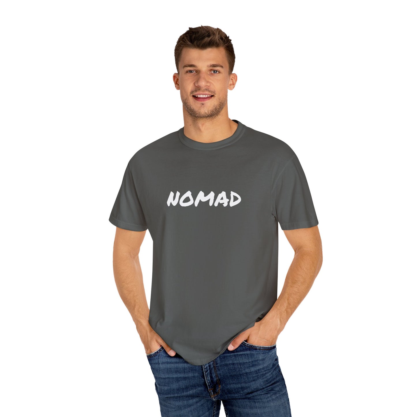Nomad Unisex Garment-Dyed T-Shirt | Travel Lovers Tee, Adventure Apparel, Gift for Nomads, Casual Everyday Wear, Summer Style