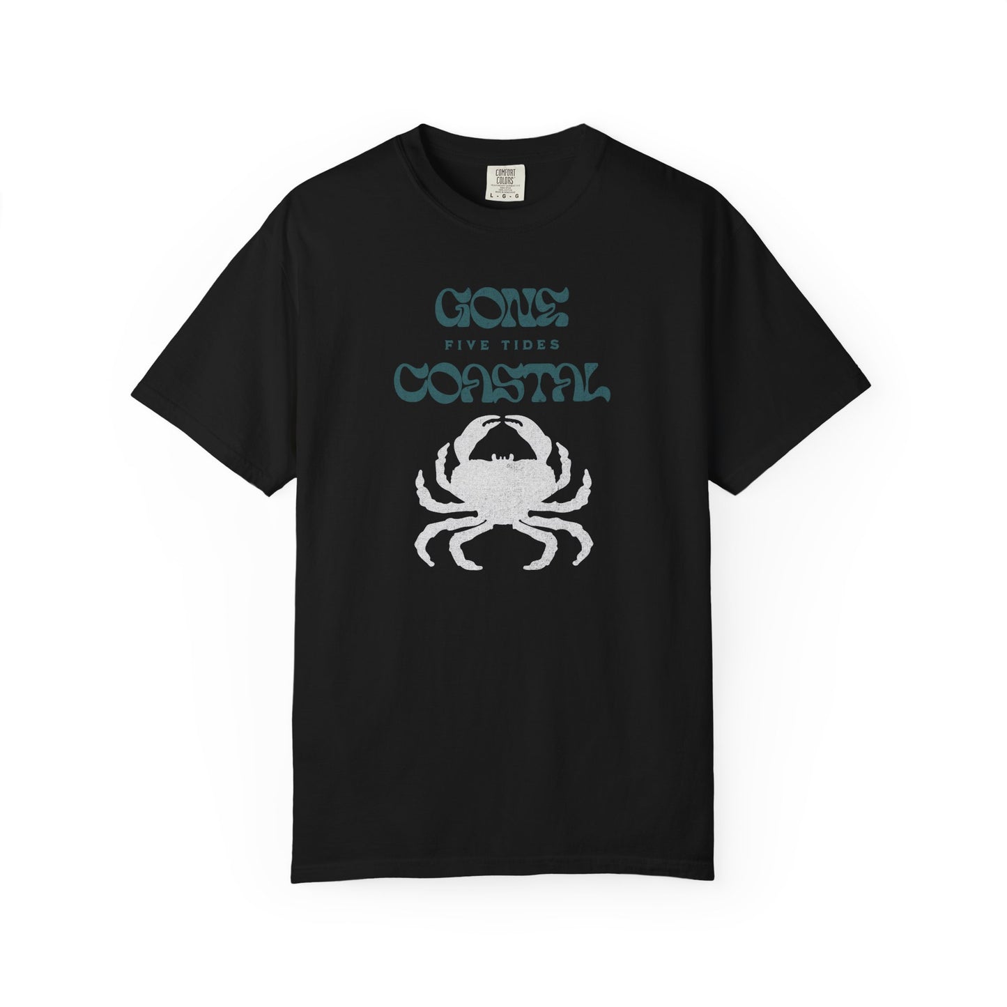 Gone Coastal Crab T-Shirt, 100% Ring-Spun Garment-Dyed Cotton