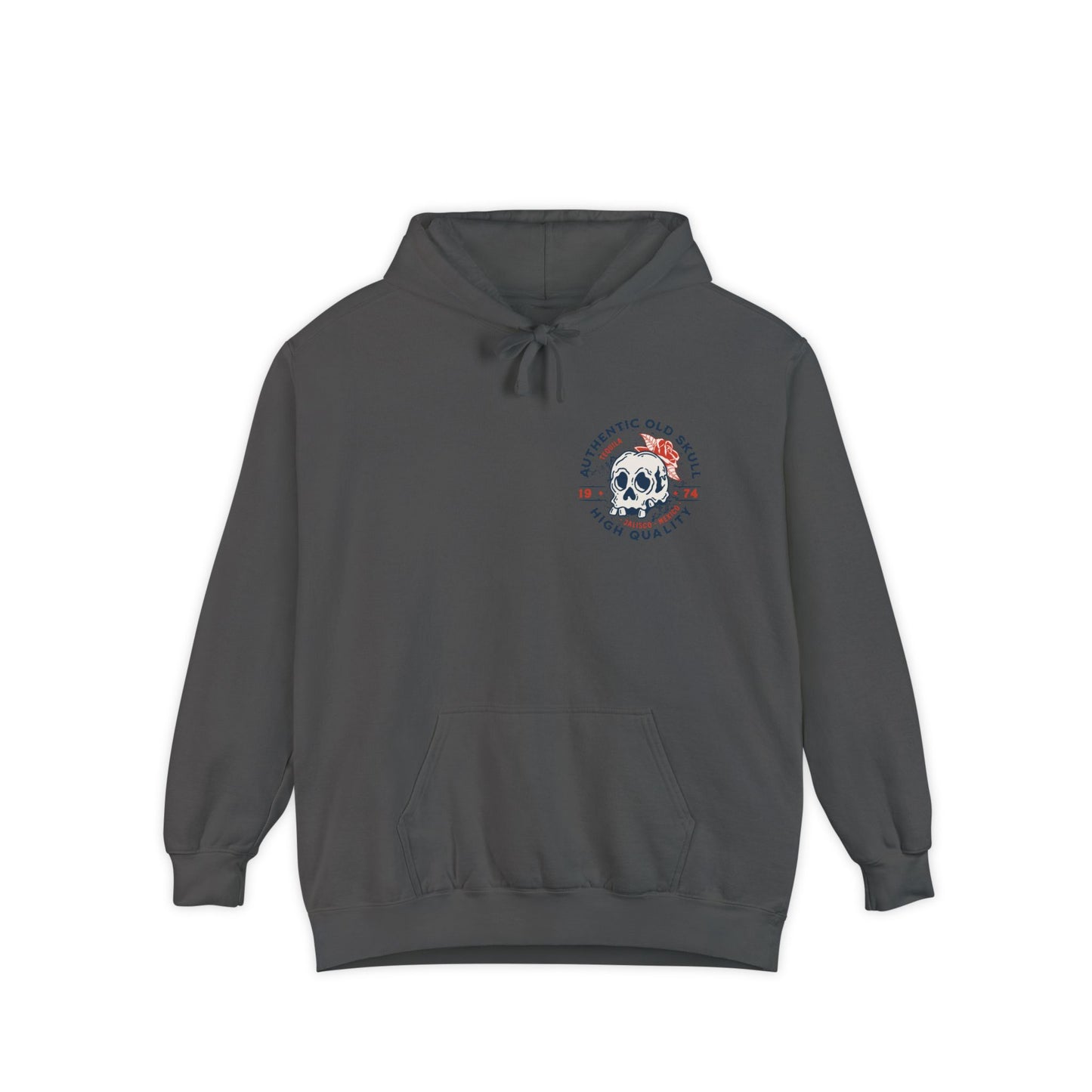 Skull Tequila Back Style Unisex Hoodie - Vintage Style, Comfortable, Ideal for Casual Outings, Gifts, Everyday Wear, Holiday Apparel