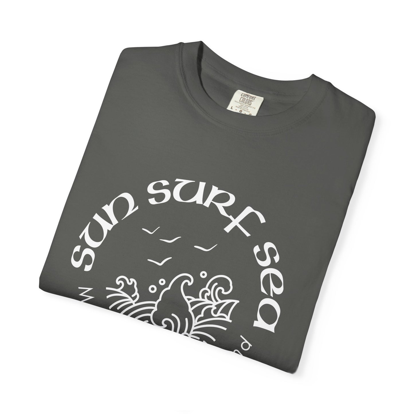 Beach Vibes Unisex T-Shirt, Coastal Graphic Tee, Summer Casual Wear, Perfect for Beach Days, Surfing Adventures, Travel Gift