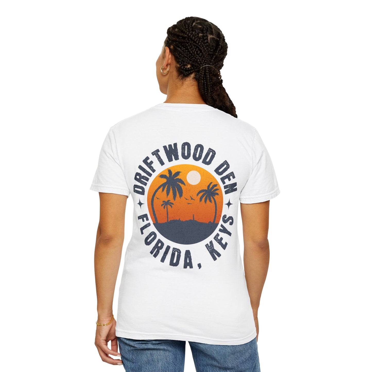 Driftwood Den Florida Keys T-Shirt, Beach Shirt, Summer Wear, Vacation Apparel, Gift for Travelers