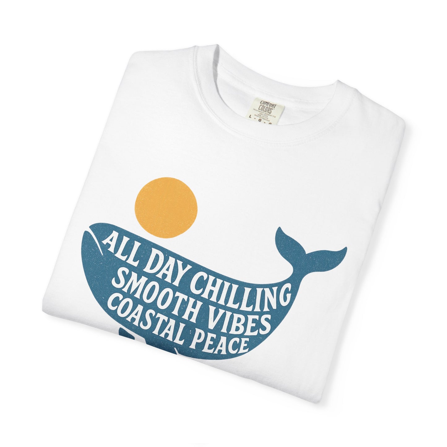 Coastal Vibes T-Shirt, All Day Chilling Tee, Unisex Beach Shirt, Summer Graphic Tee, Relaxed Fit T-Shirt