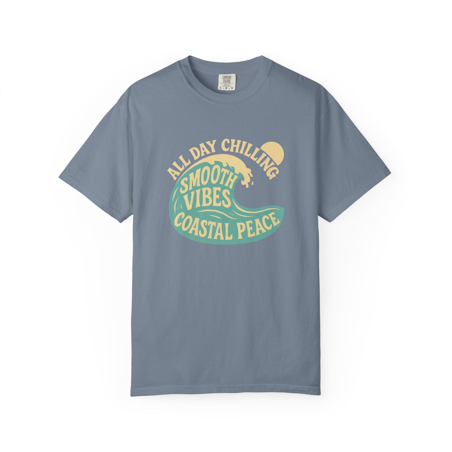 Coastal Vibes T-Shirt - All Day Chilling, Beachwear, Summer Style, Gift for Him/Her, Casual Tee