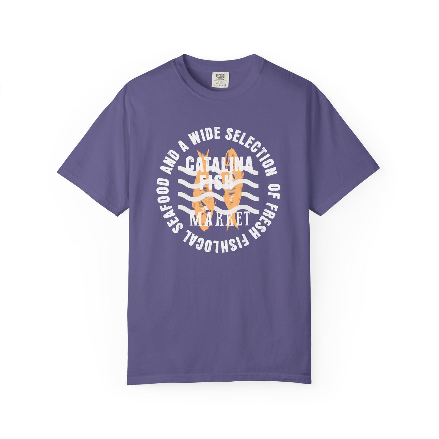 Catalina Fish Market Select T-Shirt, 100% Ring-Spun Garment-Dyed Cotton
