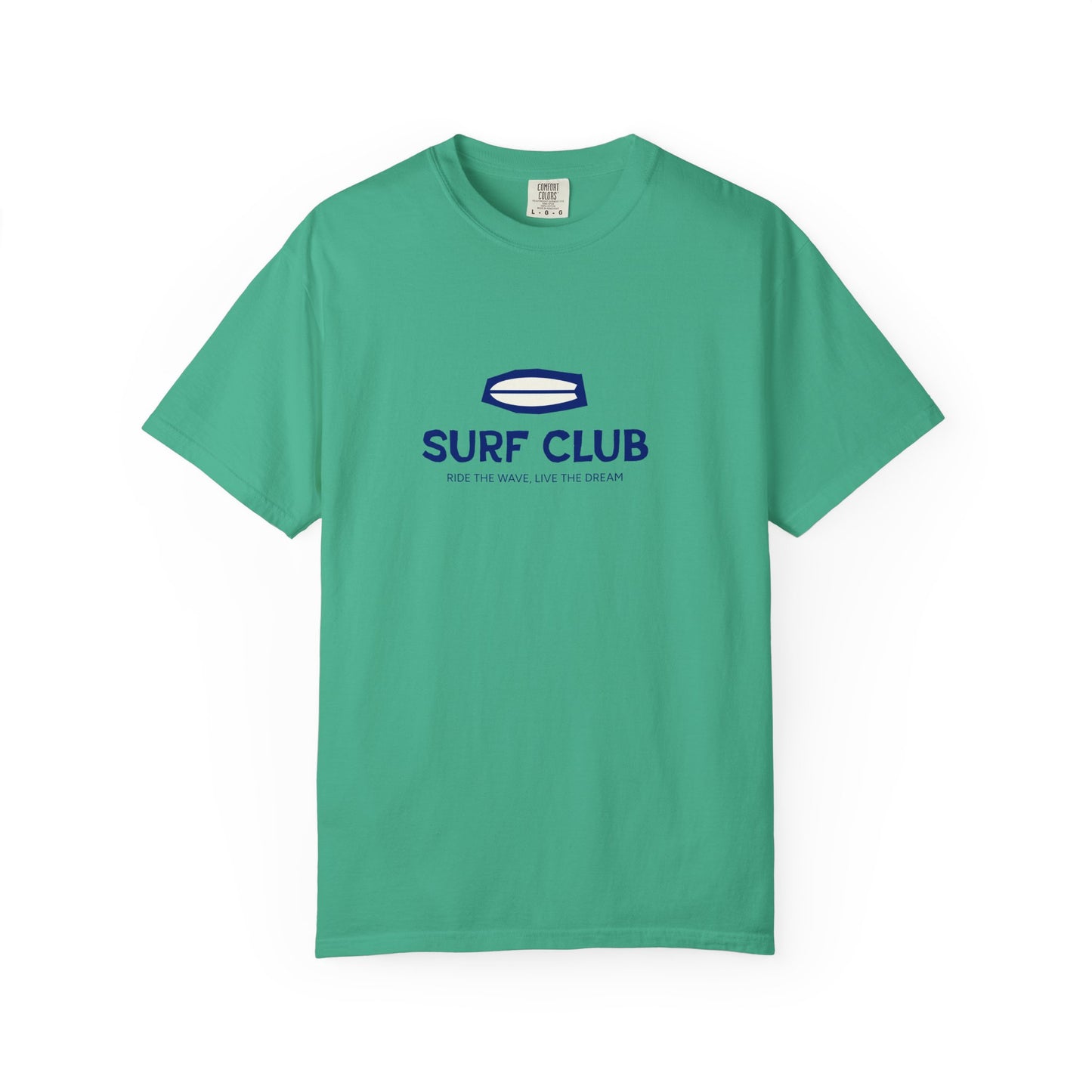 Surf Club Unisex Garment-Dyed T-shirt | Casual Beachwear, Summer Apparel, Surfing Gift, Vacation Outfit, Relaxed Fit