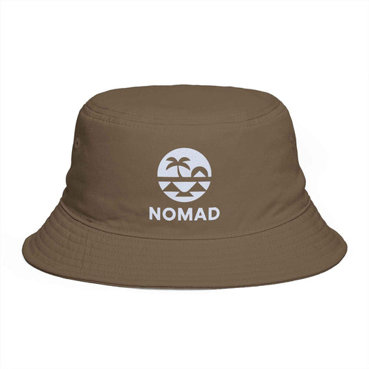 Nomad Bucket Hat — Travel Tropical Palm Embroidered Sun Hat