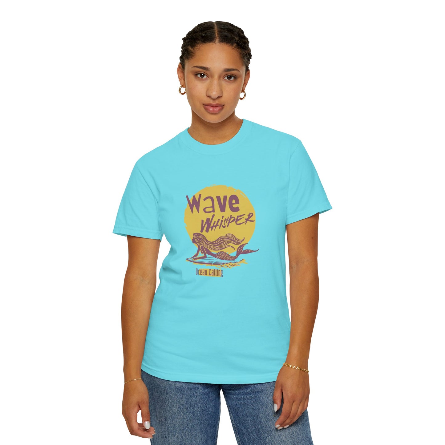 Mermaid Wave T-Shirt - Coastal Vibe, Ocean Lover Gift, Summer Casual Wear, Beach Day Essential, Graphic Tee with Quote
