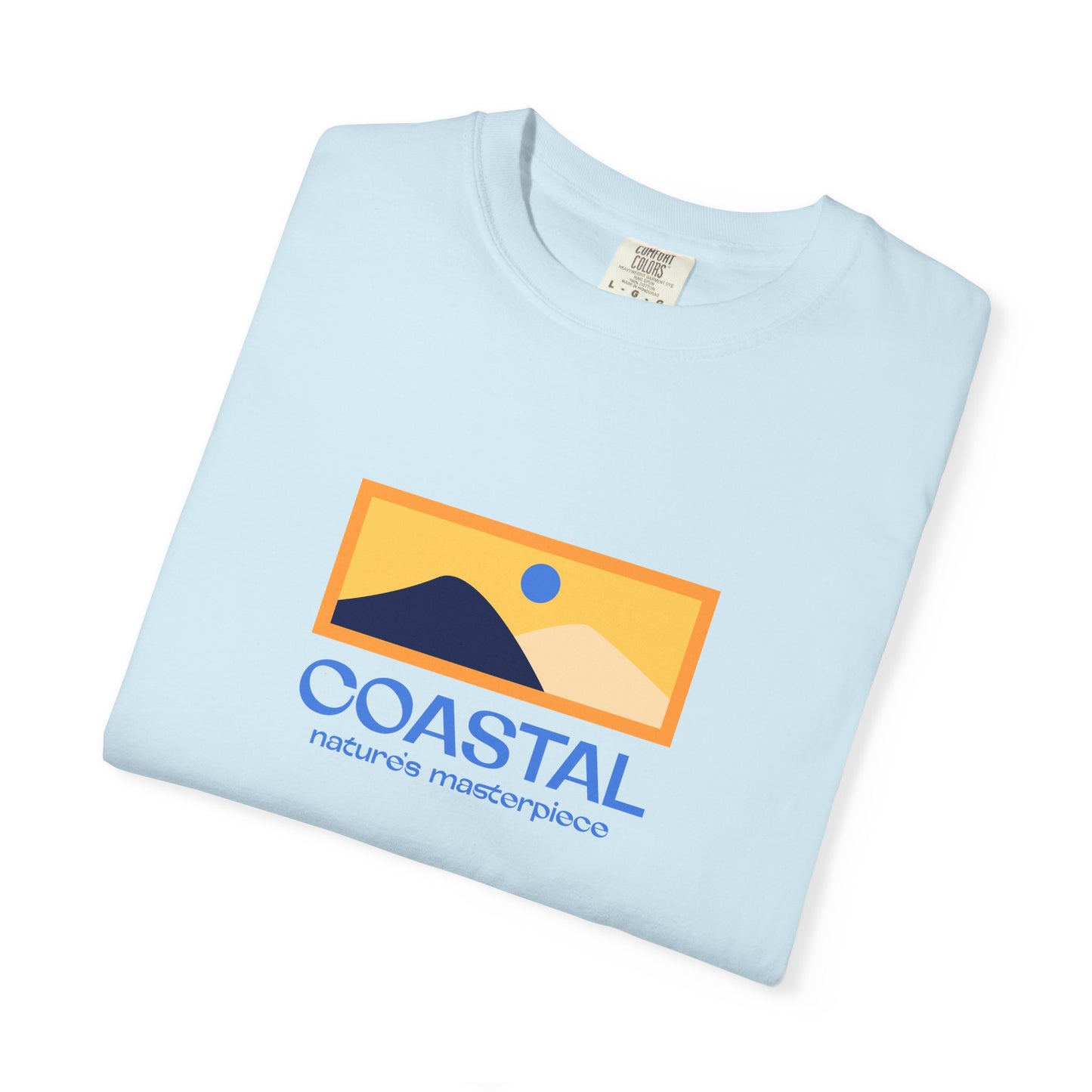 Coastal Nature Masterpiece T-Shirt, Beach Vibes Shirt, Summer Apparel, Gift for Nature Lovers, Casual Everyday Top