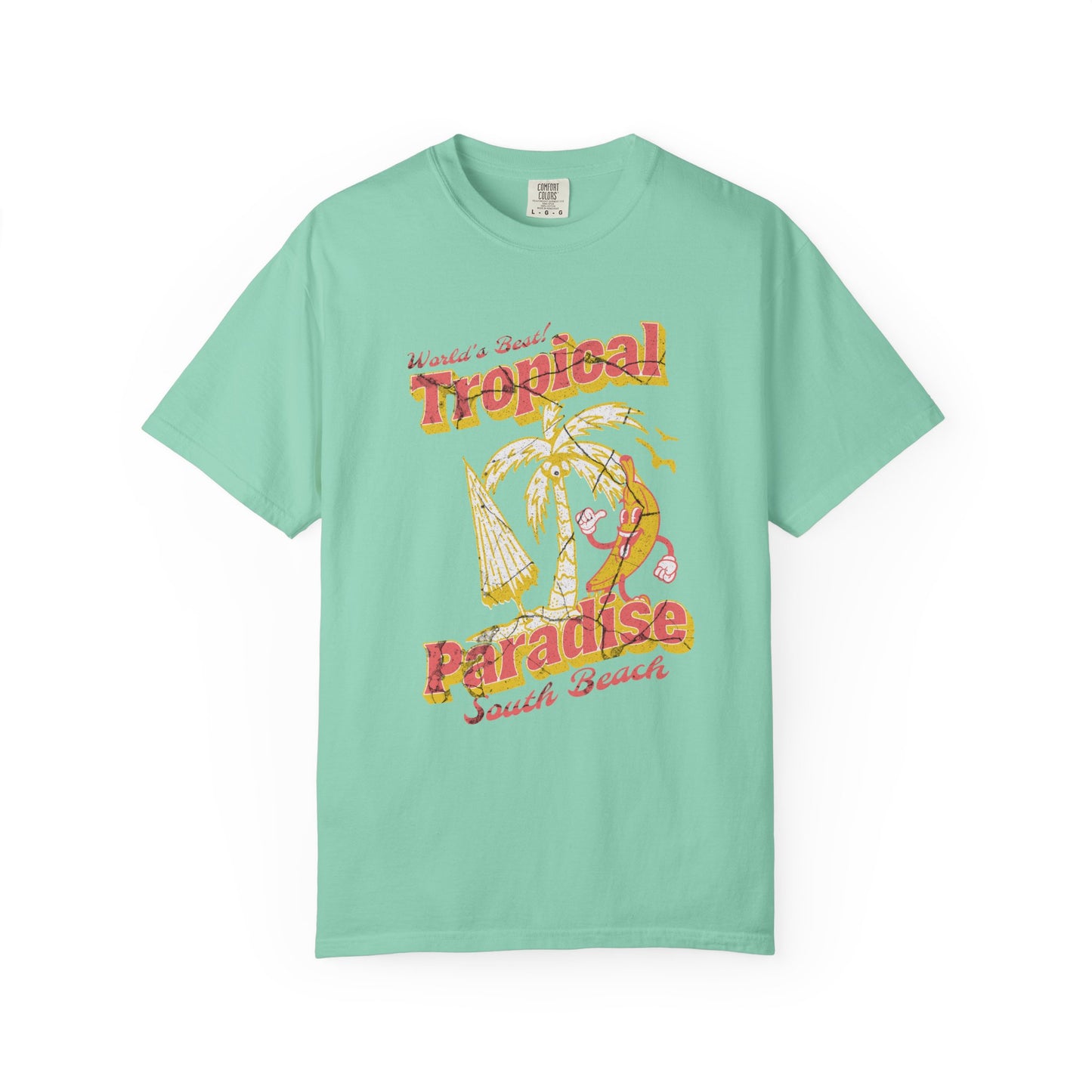 Tropical Paradise T-Shirt | Casual Summer Tee, Beachwear, Unisex Gift, Vacation Essential, Retro Graphic Shirt