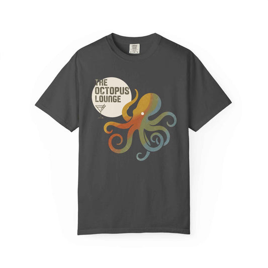 Octopus Lounge T‑Shirt - Retro Nautical Octopus Graphic Tee