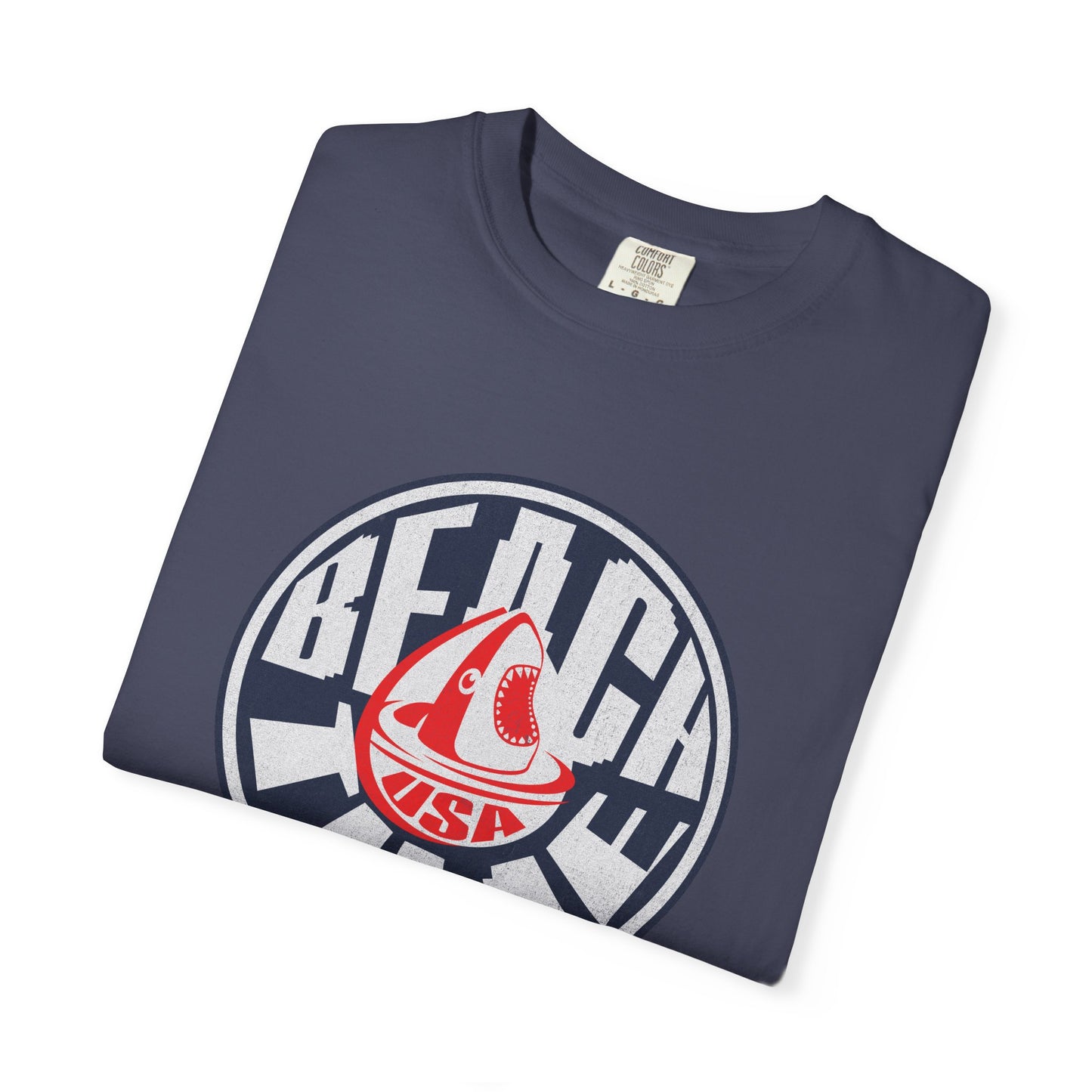 Beach Time USA Garment-Dyed T-Shirt, 100% Ring-Spun Cotton