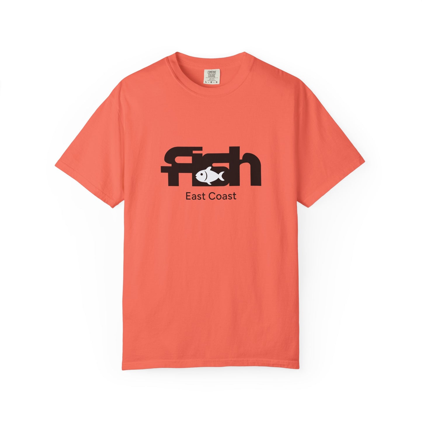 Fish East Coast Mens Graphic T-Shirt, Coastal Summer Tee, Fishing Gift, East Coast Apparel, Casual Beachwear