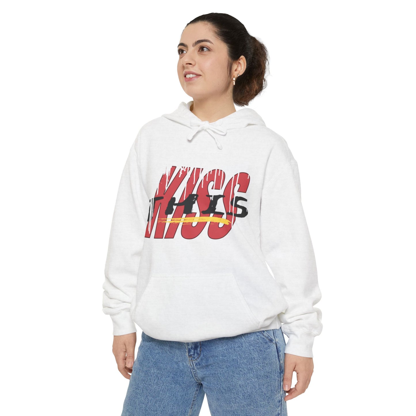 Kiss This Ocean Cozy Graphic Hoodie, Cozy Casual Sweatshirt, Unisex Gift, Streetwear Comfort, Perfect for Gifting, Valentine's Day