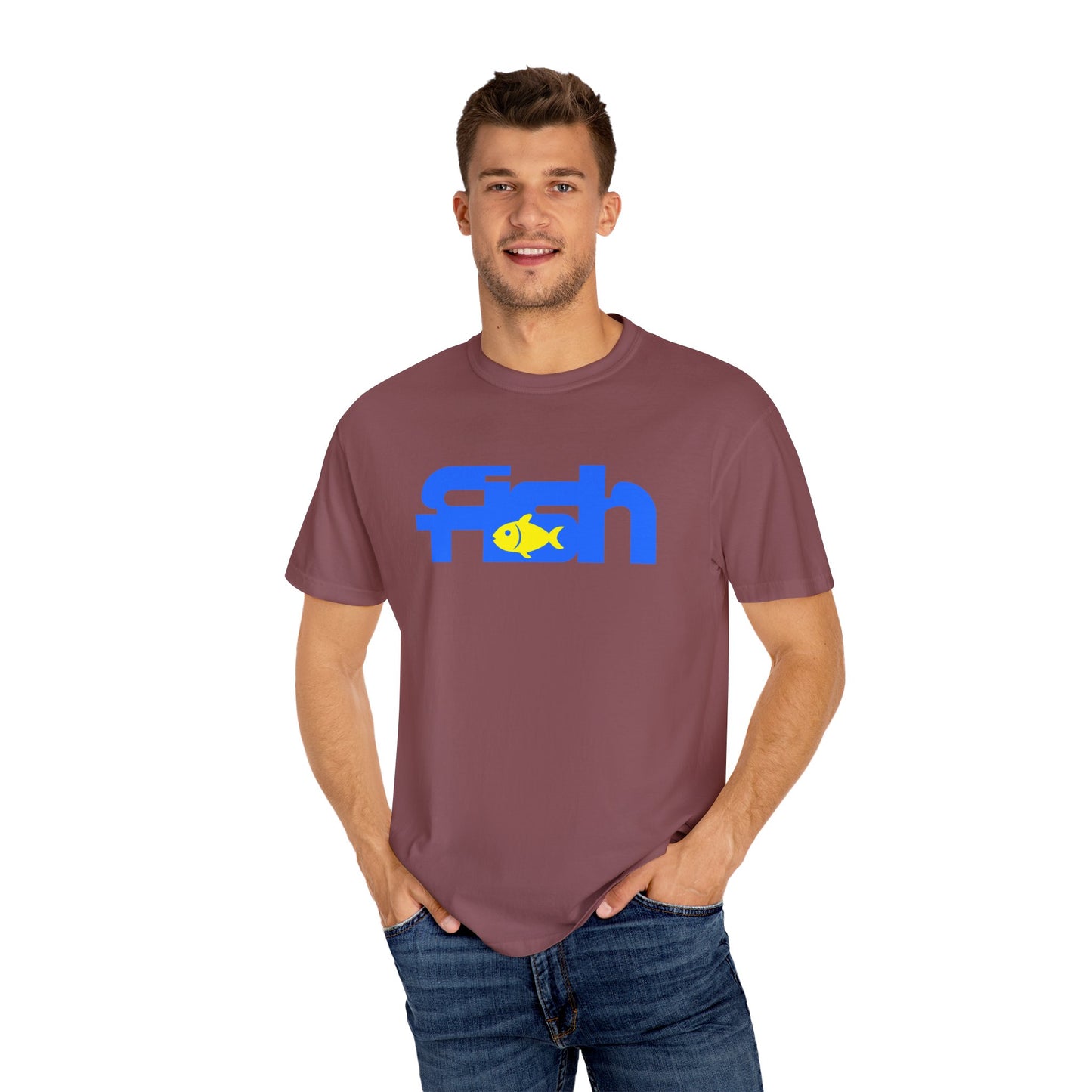 Fish Graphic T-Shirt for Casual Wear, Summer Vibes, Outdoors, Fishing Gifts, Eco-Friendly Apparel