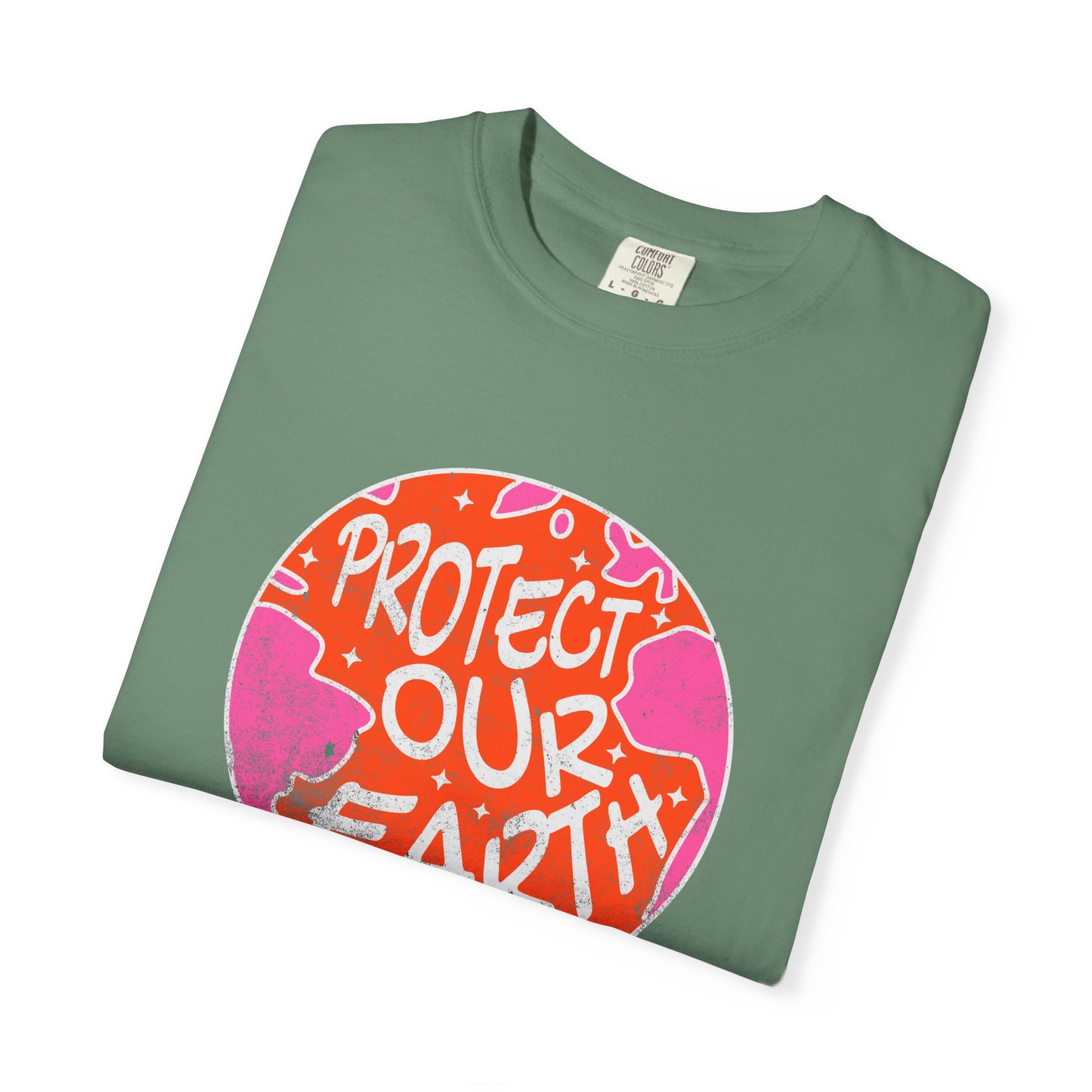 Protect Our Earth - Aftermath - T-Shirt, 100% Ring-Spun Garment-Dyed Cotton