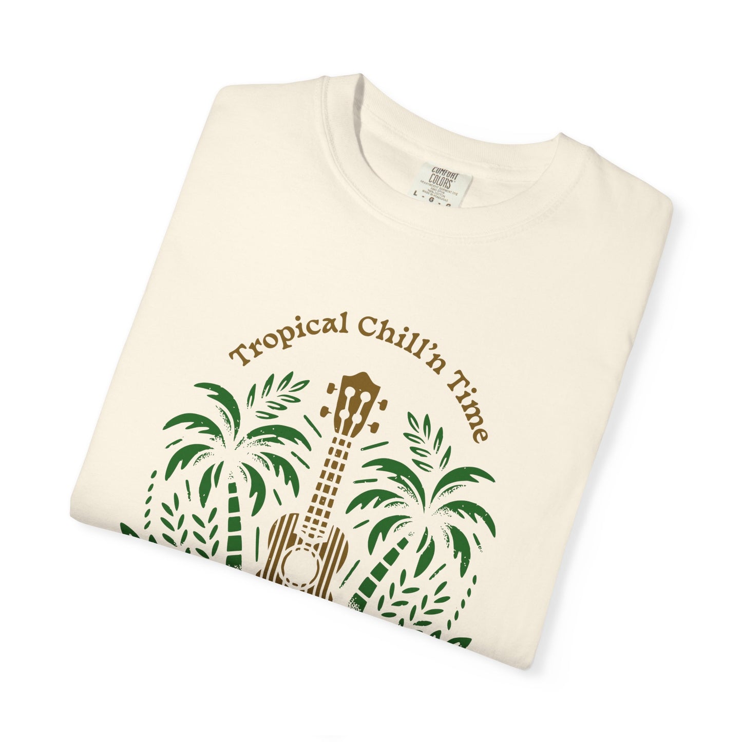 Tropical Chill T-Shirt, Summer Vibes Tee, Music Lover Gift, Beach T-Shirt, Relaxation Shirt, Unisex Tee for Vacations