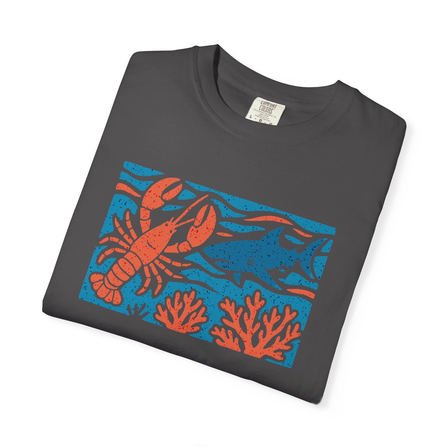 Ocean-Inspired Lobster T-Shirt - Unisex Casual Tee for Beach Lovers, Summer BBQ, Nautical Gift, Vintage Style