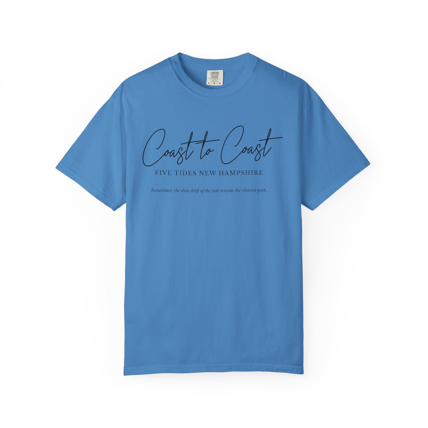 Coast to Coast T-Shirt, 100% Ring-Spun Garment-Dyed Cotton
