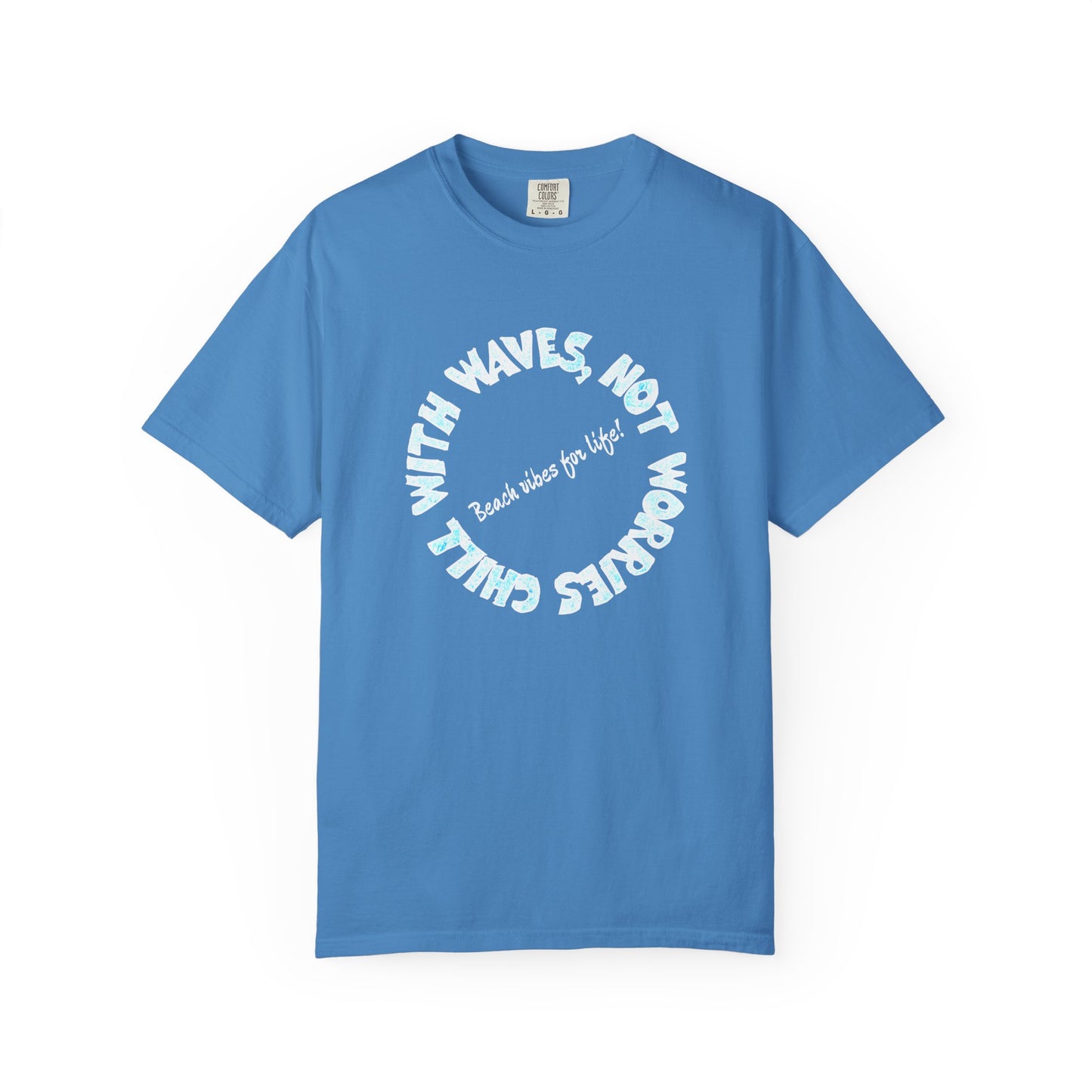 Catch the Waves T-Shirt, 100% Ring-Spun Garment-Dyed Cotton