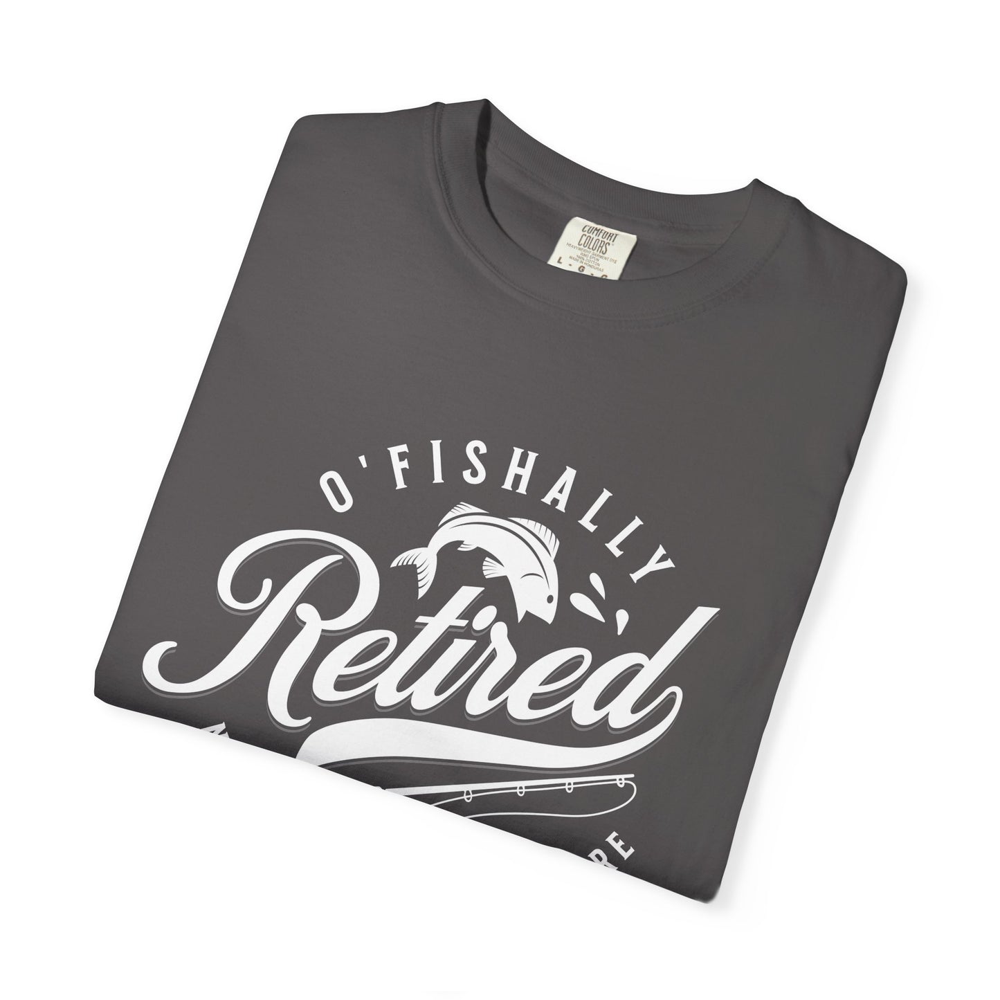 Retro Fishally Retired T-Shirt, Funny Retirement Gift, Unisex Tee for Fishermen, Ocean Lovers, Casual Wear, Birthday Gift