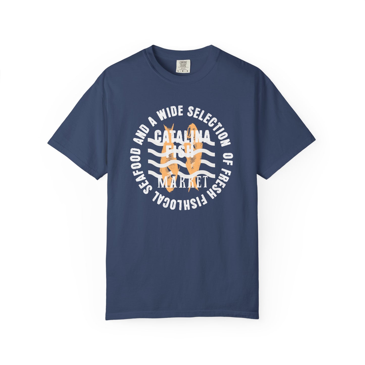 Catalina Fish Market Select T-Shirt, 100% Ring-Spun Garment-Dyed Cotton