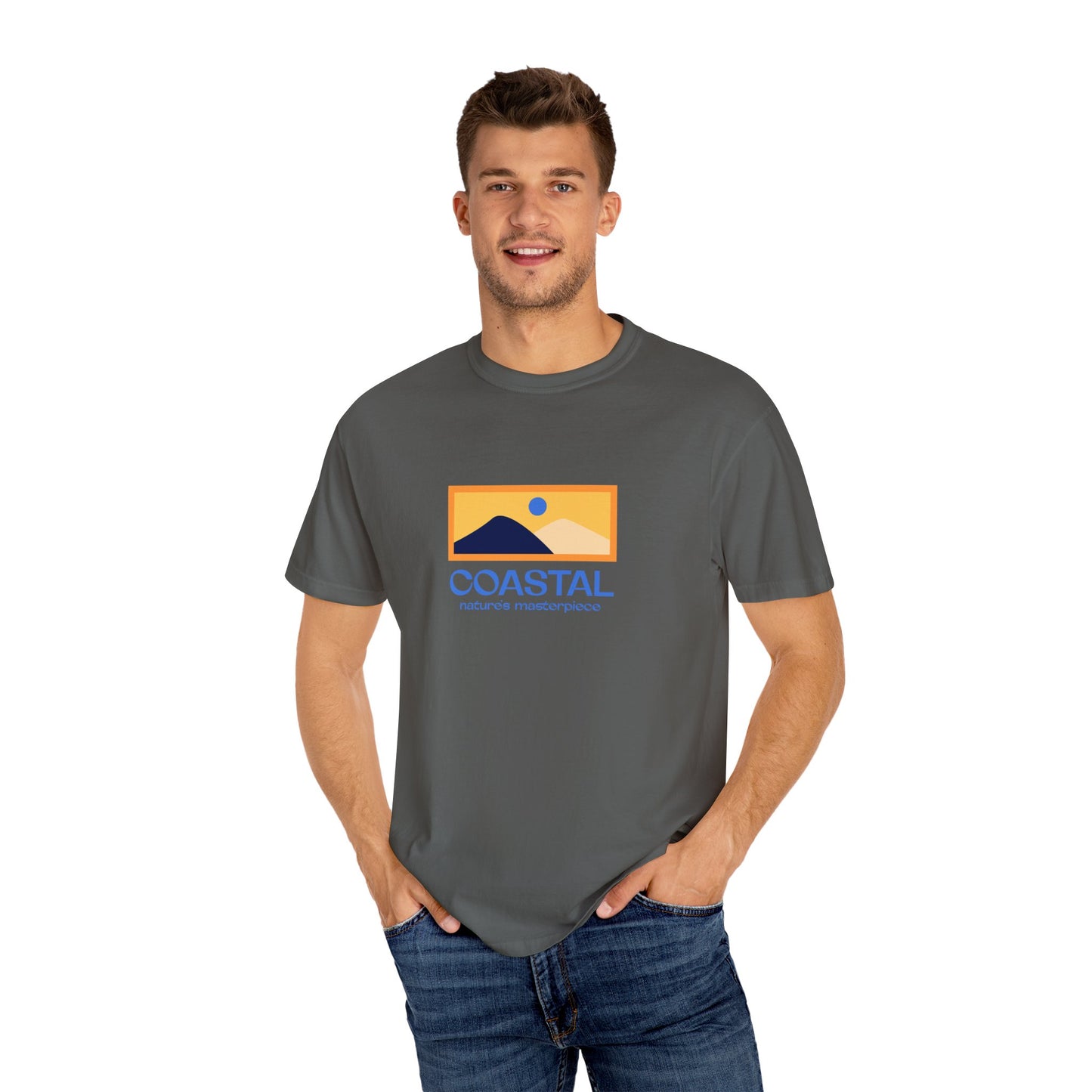 Coastal Nature Masterpiece T-Shirt, Beach Vibes Shirt, Summer Apparel, Gift for Nature Lovers, Casual Everyday Top