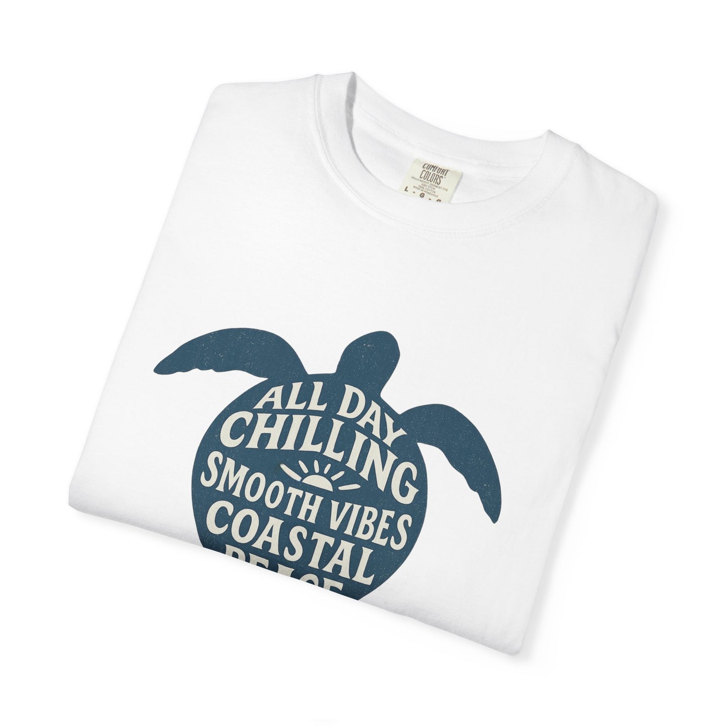 Chill Coastal Vibes T-shirt, Unisex Beach Tee, Summer Casual Wear, Gift for Ocean Lovers, Relaxed Weekend Shirt