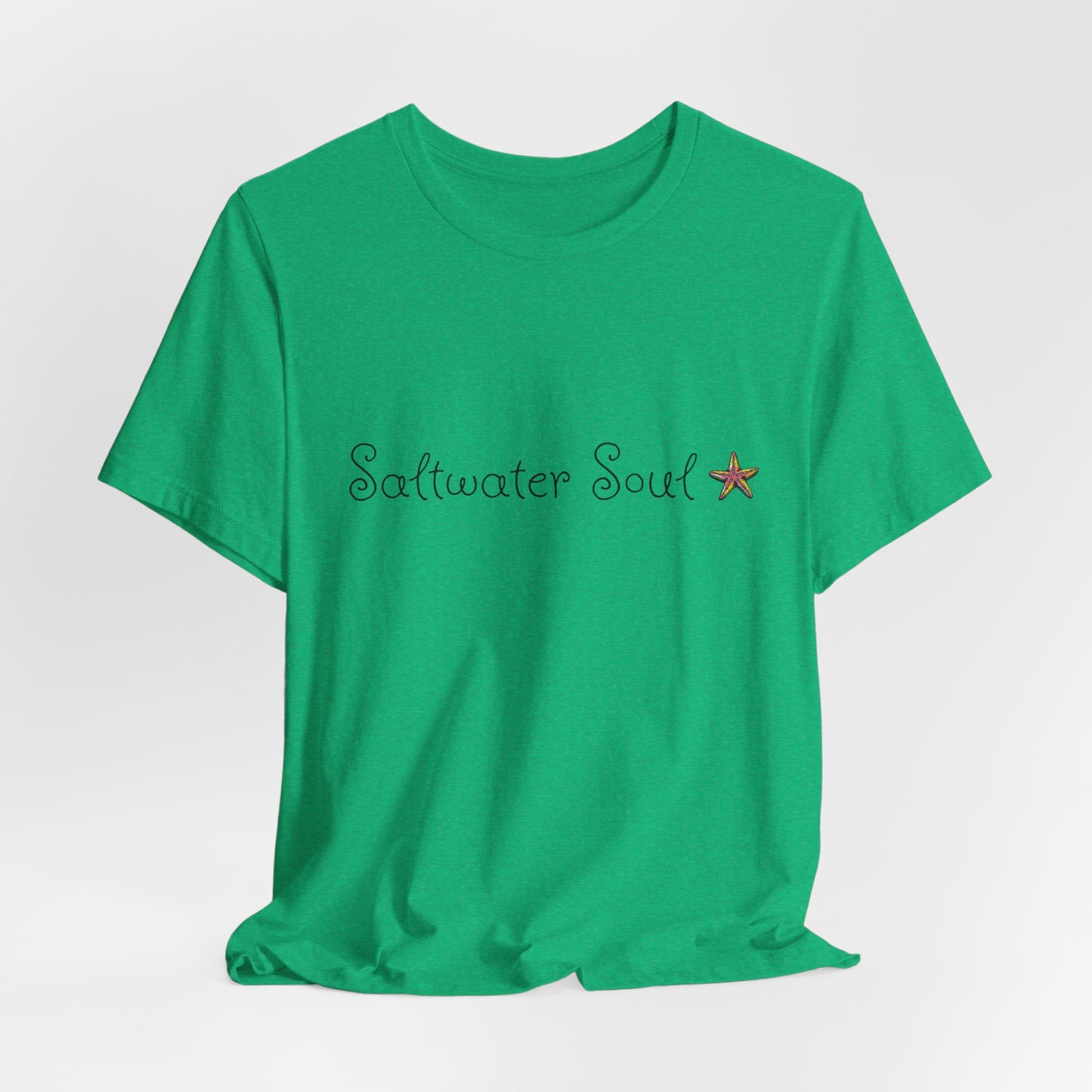 Saltwater Soul Unisex Casual Summer Tee Shirt, Beachwear, Gift for Travelers, Vacation Outfit, Relaxed Style, Trending Store, Cool T-Shirt
