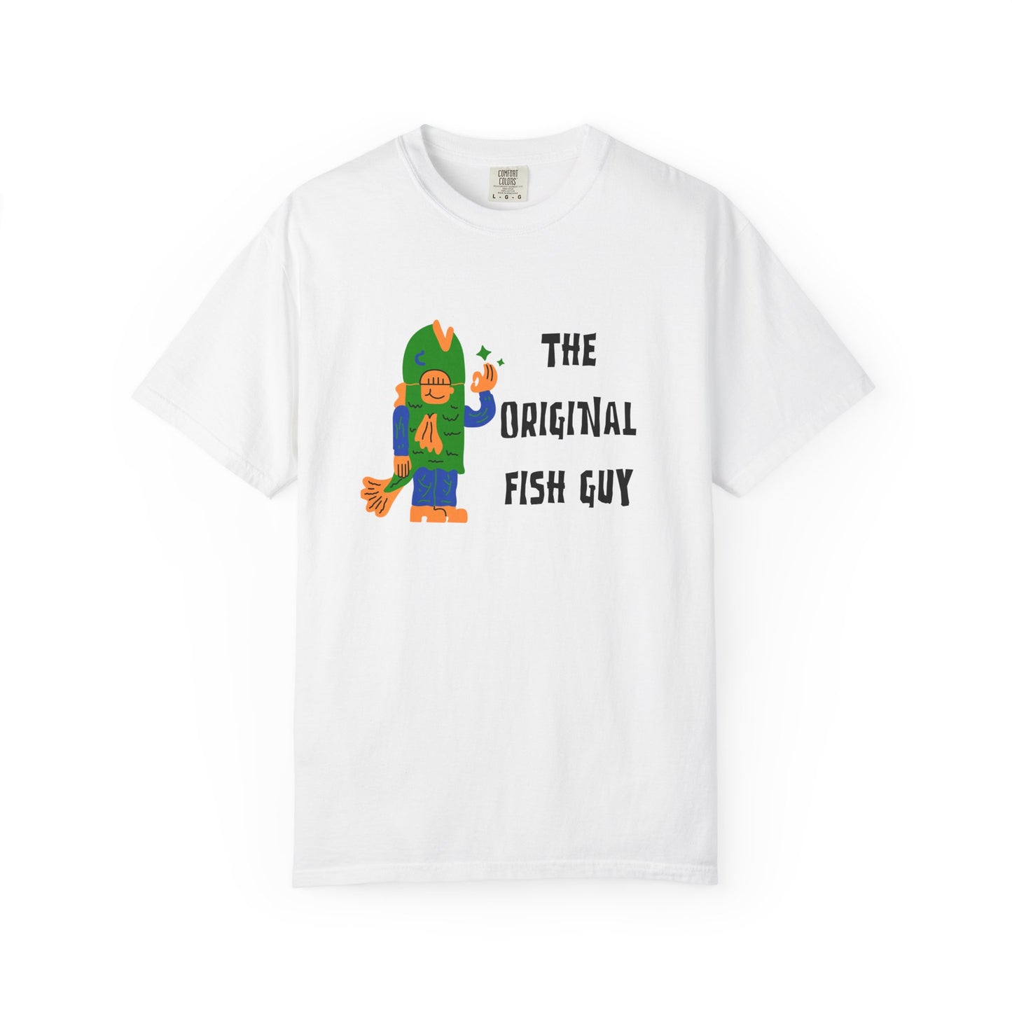 The Original Fish Guy T-Shirt, 100% Ring-Spun Garment-Dyed Cotton
