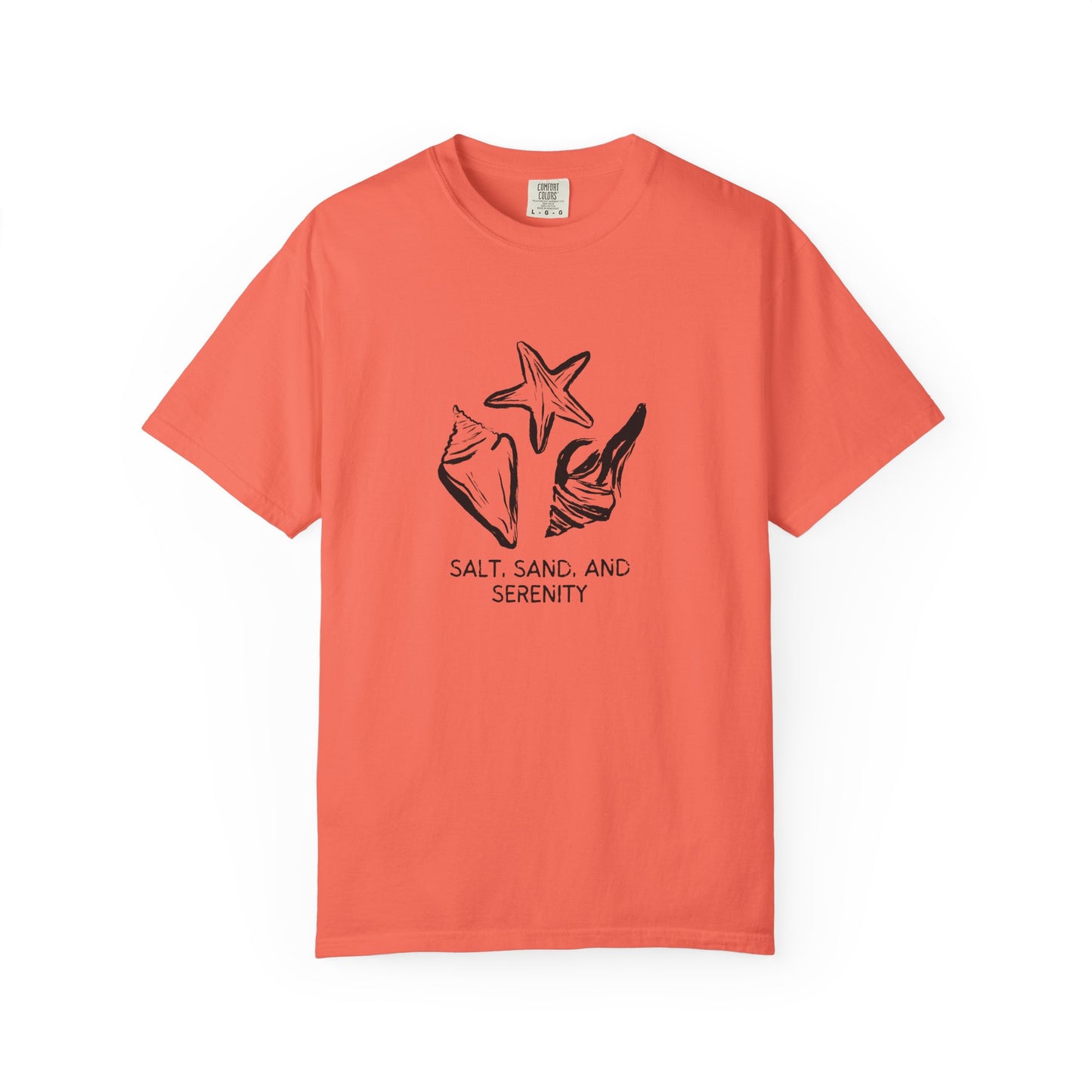 Beach Vibes Unisex T-Shirt, Salt Sand and Serenity Tee, Summer Casual Shirt, Gift for Beach Lovers, Ocean Inspired Apparel