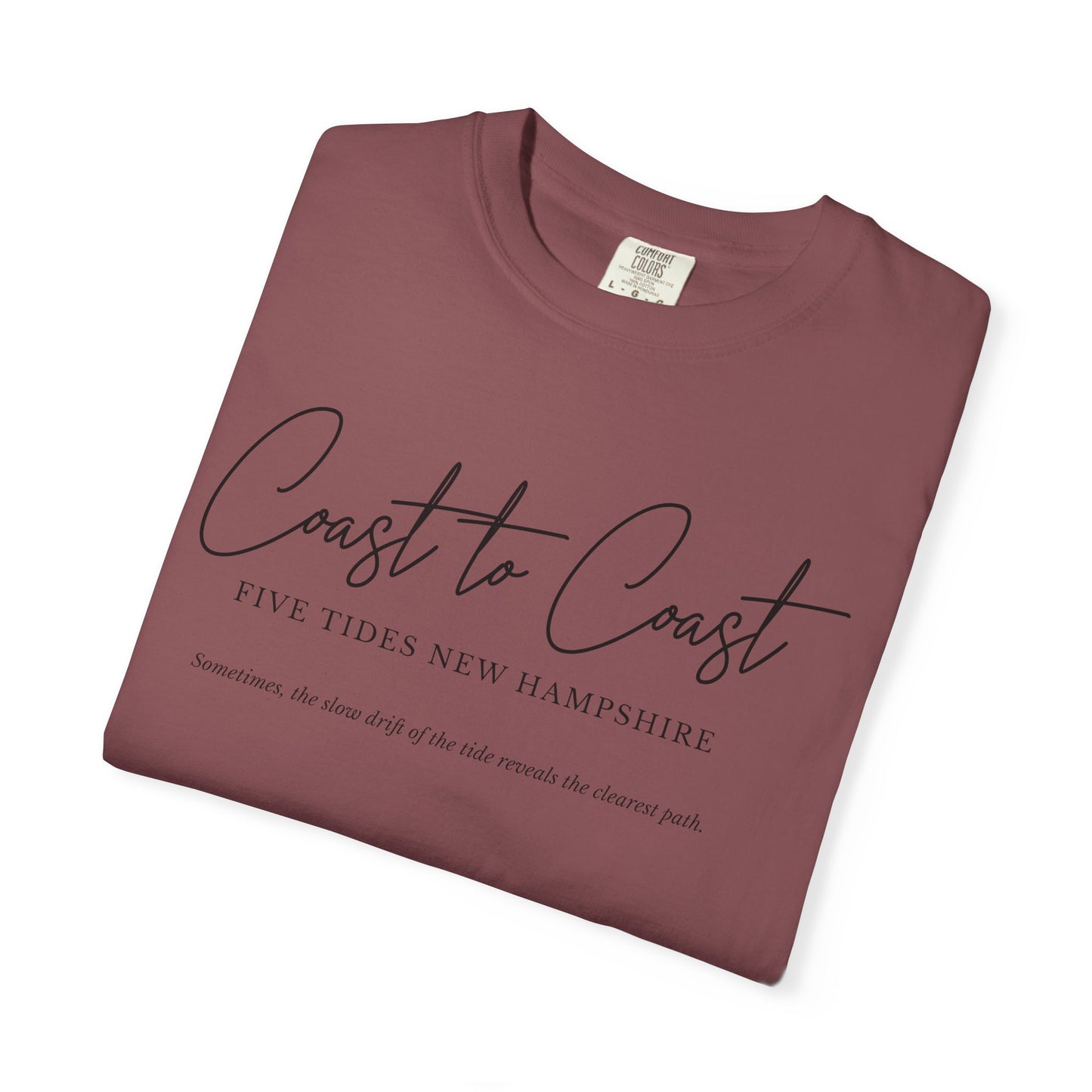 Coast to Coast T-Shirt, 100% Ring-Spun Garment-Dyed Cotton