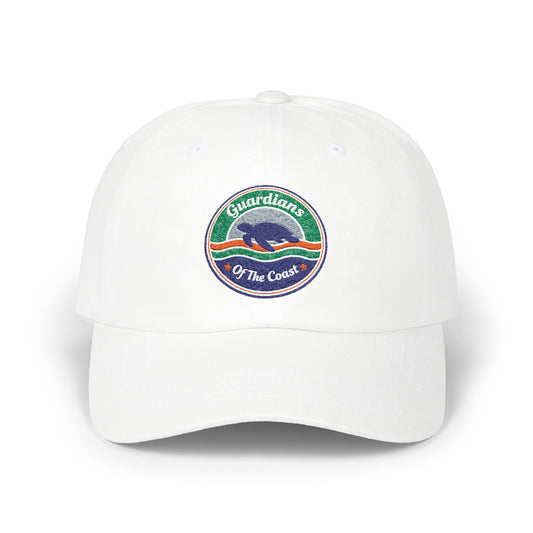 Custom Embroidered Cap — 'Guardian of the Coast' Turtle Conservation Patch Baseball Hat