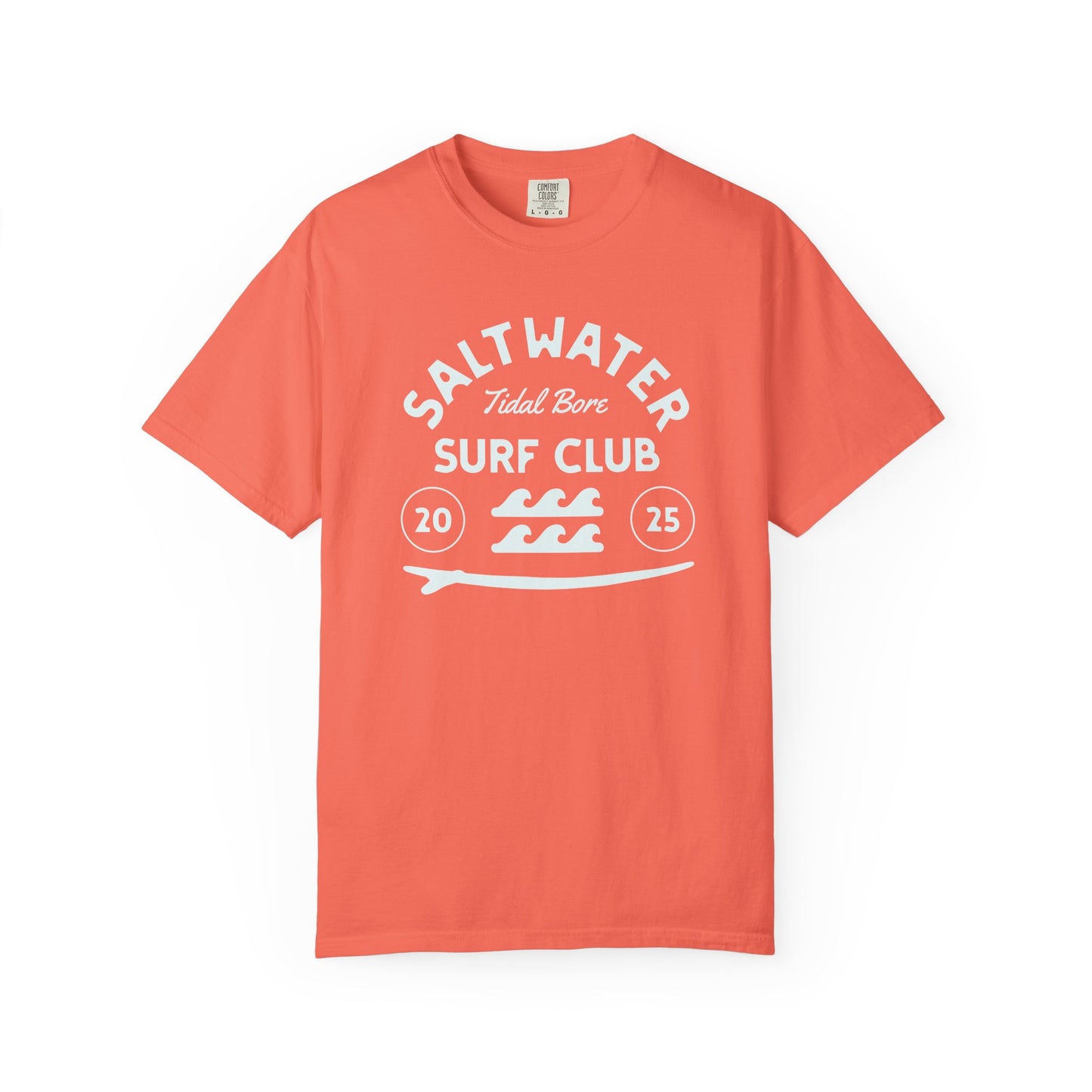 Surf Club Unisex T-Shirt, Eco-Friendly Tee, Beachwear, Casual Summer Apparel, Gift for Surfers, Coastal Vibe