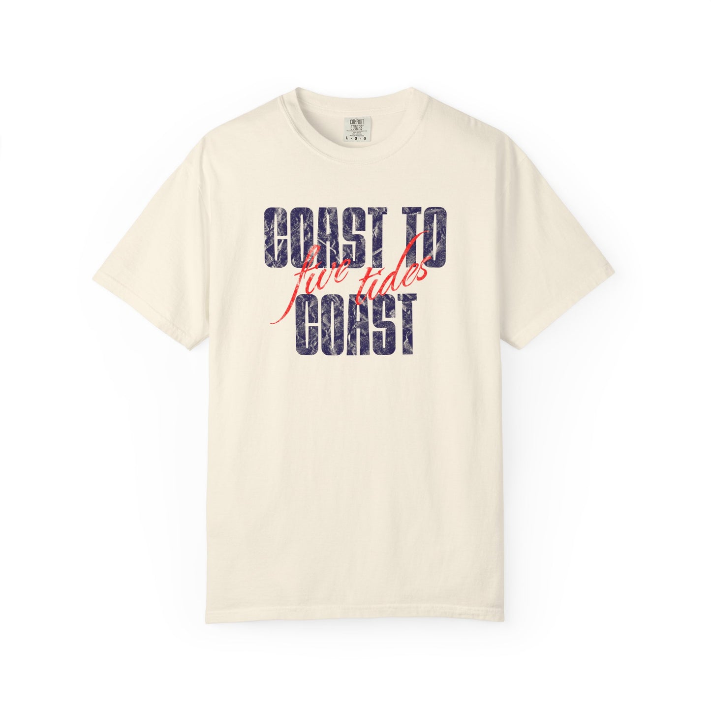 Coast to Coast T-Shirt, 100% Ring-Spun, Garment-Dyed Cotton