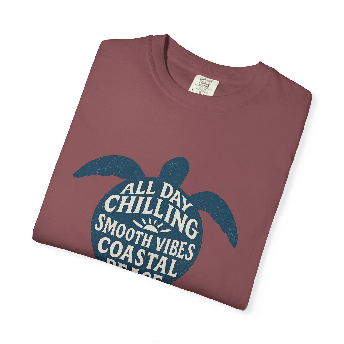 Chill Coastal Vibes T-shirt, Unisex Beach Tee, Summer Casual Wear, Gift for Ocean Lovers, Relaxed Weekend Shirt