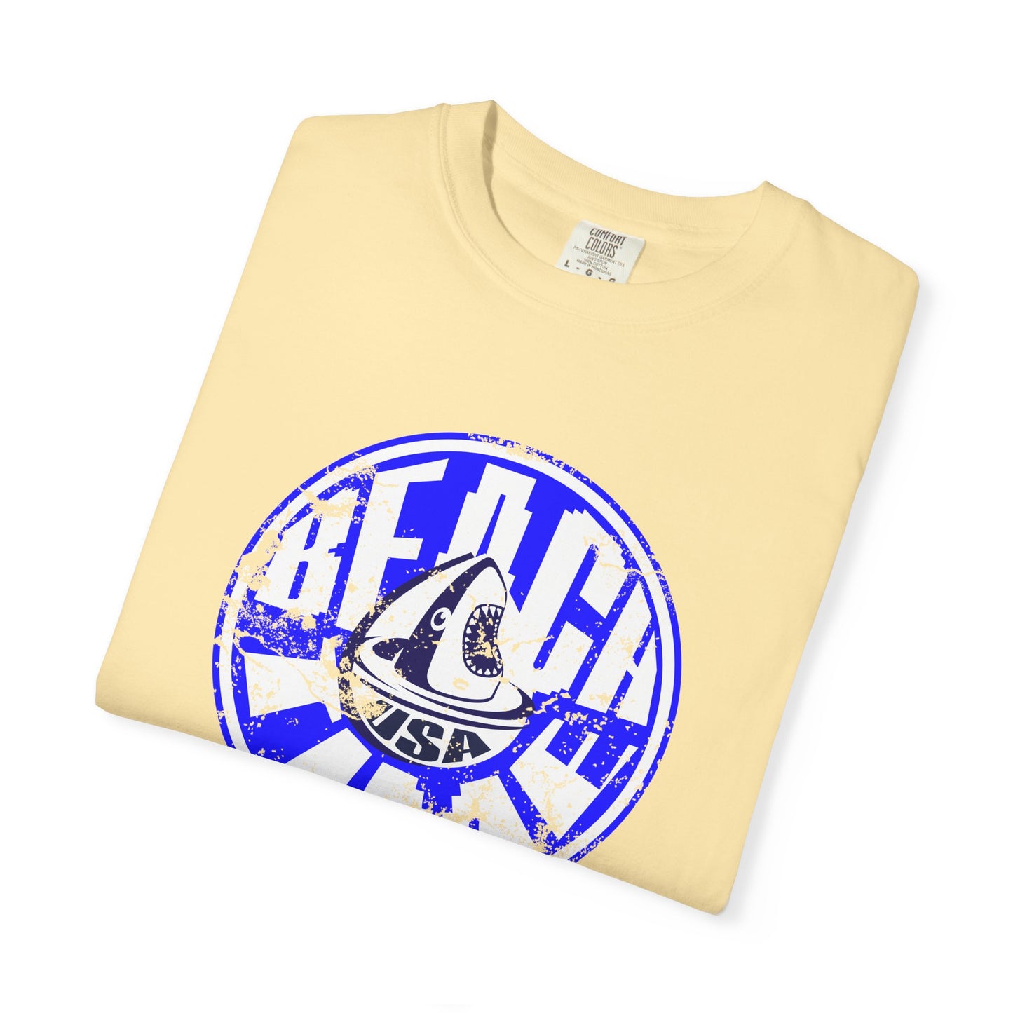 Beach Time USA Vibes Garment-Dyed T-shirt, 100% Ring-Spun Cotton
