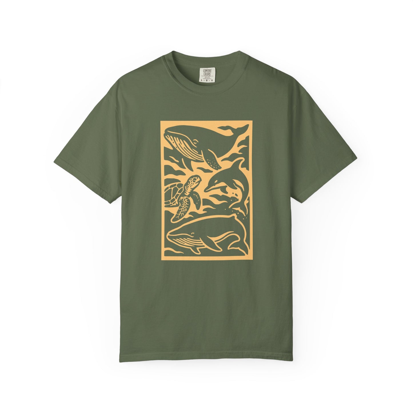 Eco Marine Life Garment-Dyed T-Shirt