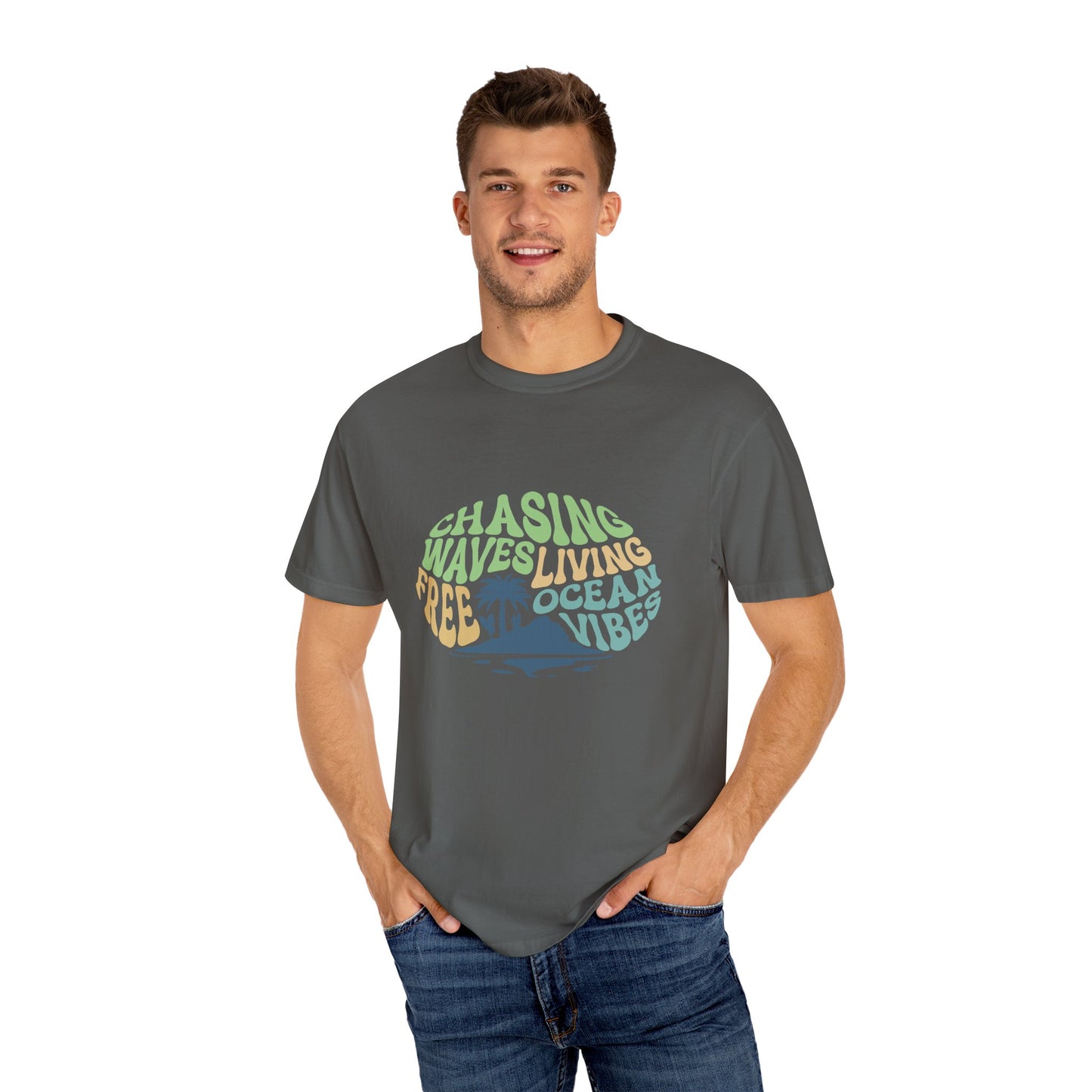 Ocean Vibes Unisex T-Shirt - Chasing Waves Graphic Tee, Casual Wear, Beach Lovers, Summer Style, Gift for Friends, Beach T-shirt, Ocean