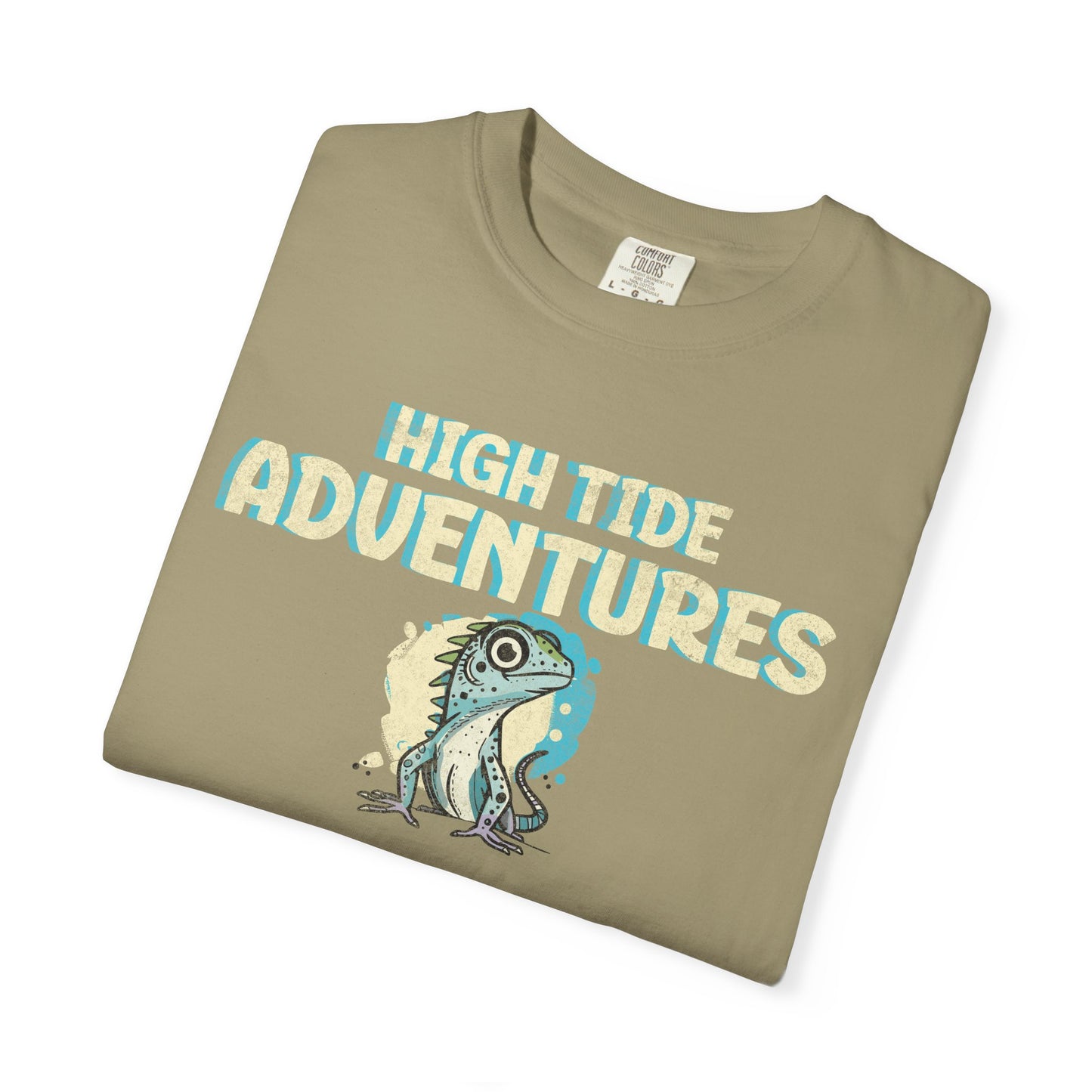 High Tide Adventures T-Shirt, 100% Ring-Spun, Garment-Dyed Cotton