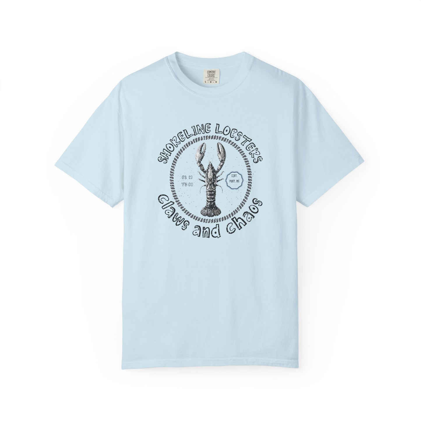 Claws And Chaos T-Shirt, 100% Ring-Spun Garment-Dyed Cotton