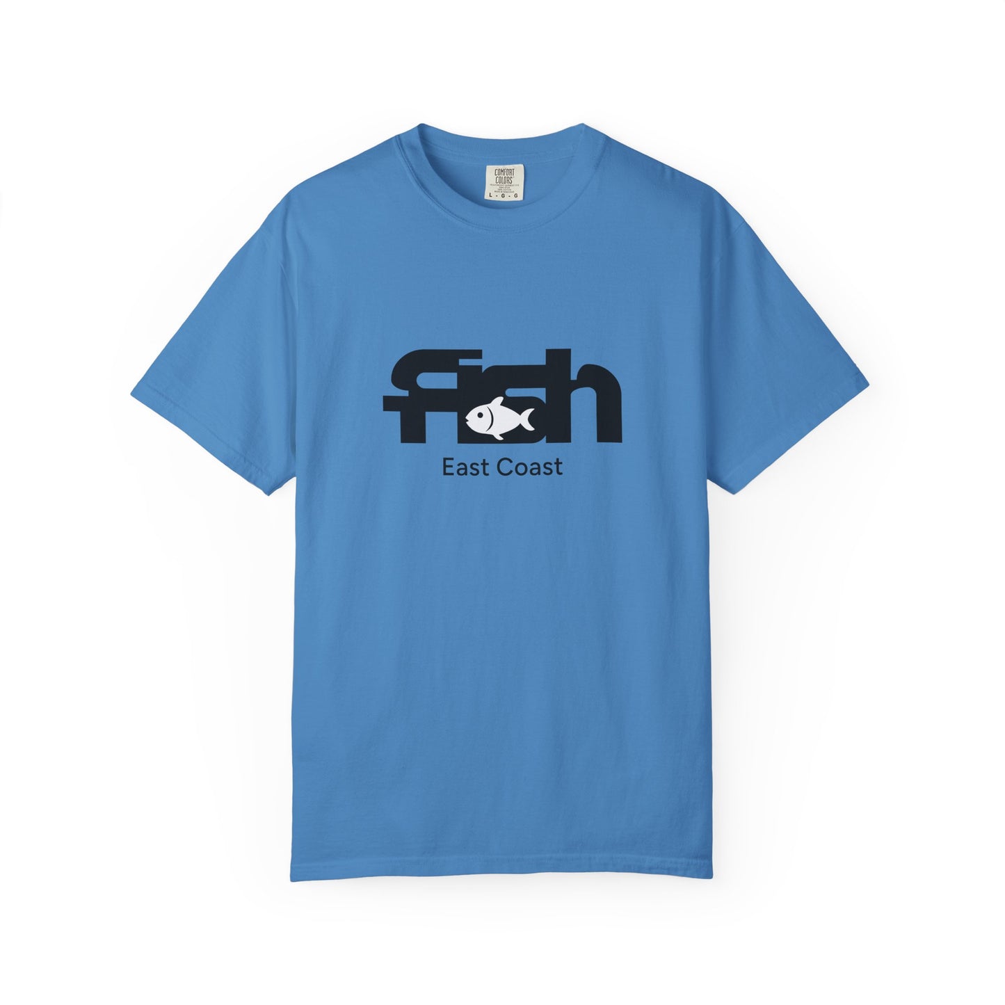 Fish East Coast Mens Graphic T-Shirt, Coastal Summer Tee, Fishing Gift, East Coast Apparel, Casual Beachwear