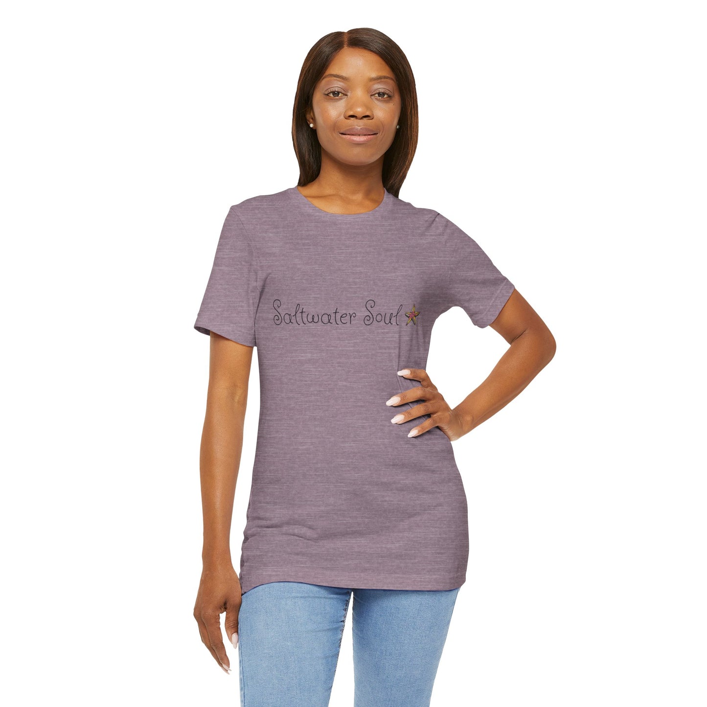 Saltwater Soul Unisex Casual Summer Tee Shirt, Beachwear, Gift for Travelers, Vacation Outfit, Relaxed Style, Trending Store, Cool T-Shirt