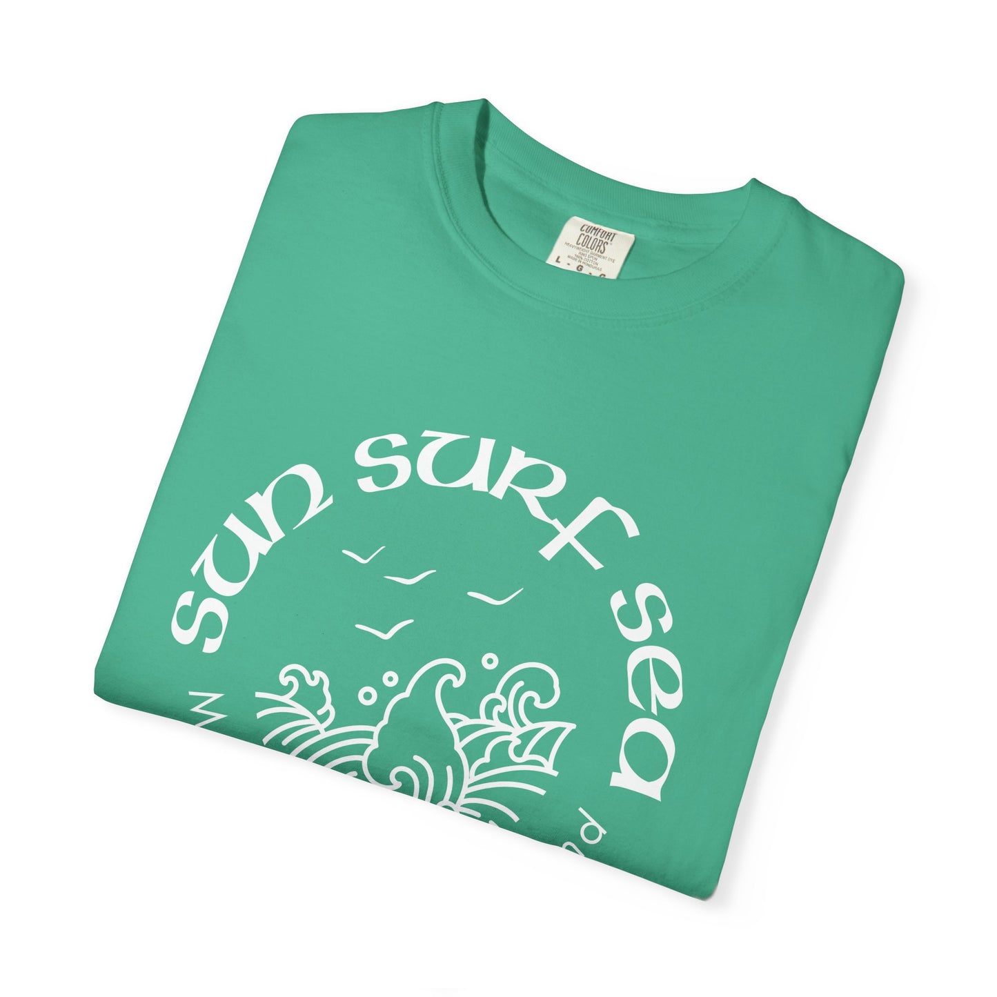 Beach Vibes Unisex T-Shirt, Coastal Graphic Tee, Summer Casual Wear, Perfect for Beach Days, Surfing Adventures, Travel Gift